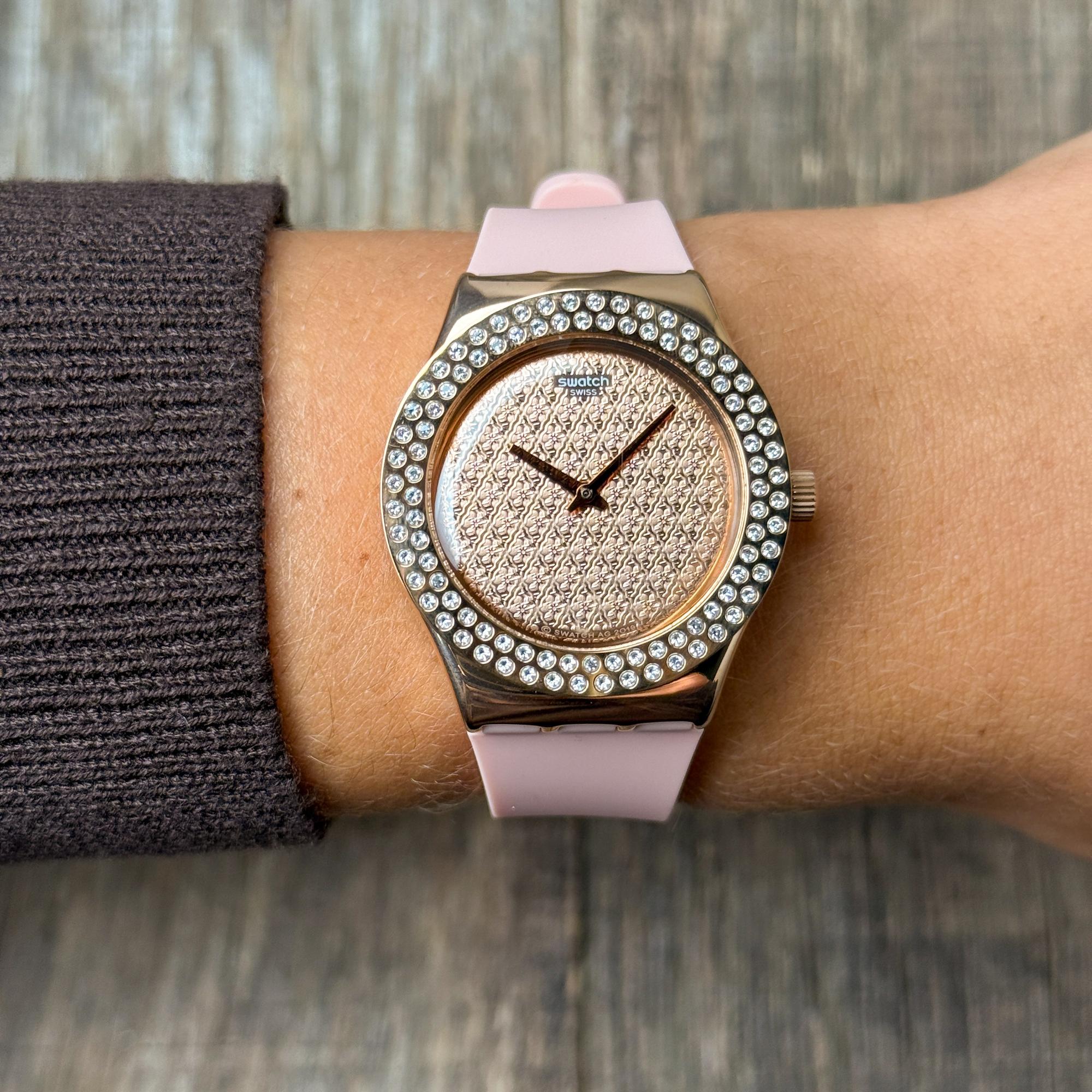zegarek Swatch YLG140 kwarcowy damski Irony PINK CONFUSION - miniatura 9
