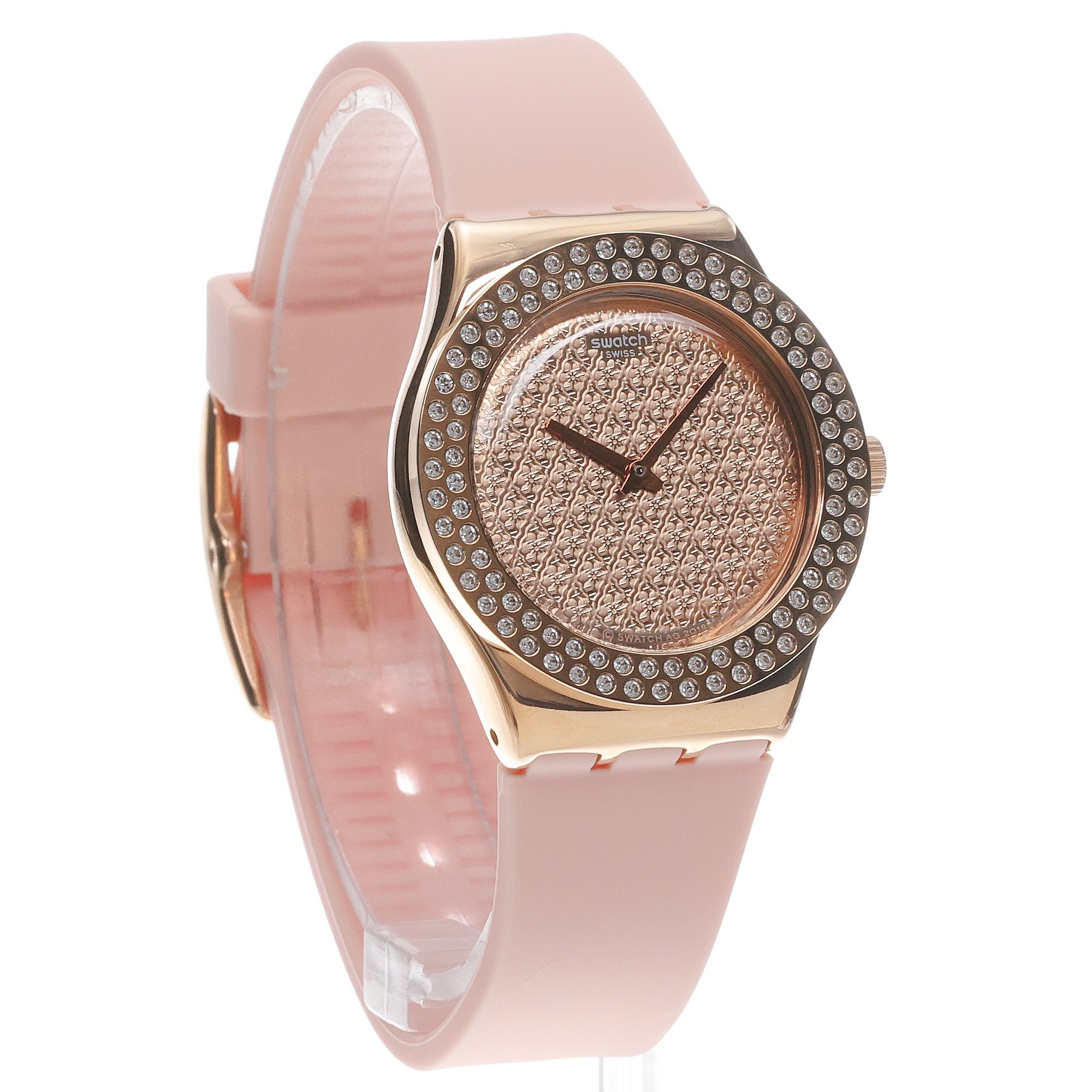 zegarek Swatch YLG140 różowe złoto Irony - miniatura 3
