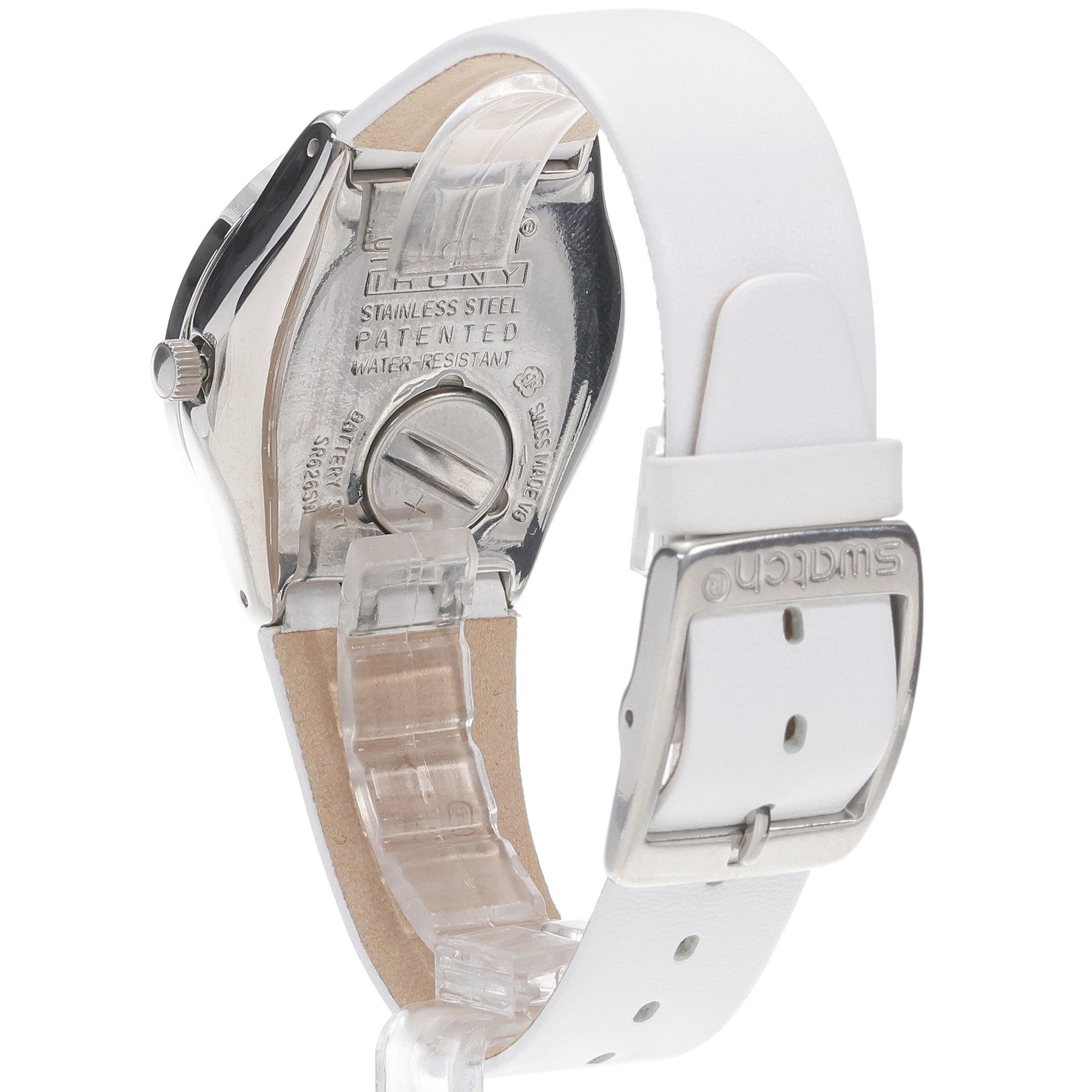 zegarek Swatch YLS217 srebrny Irony