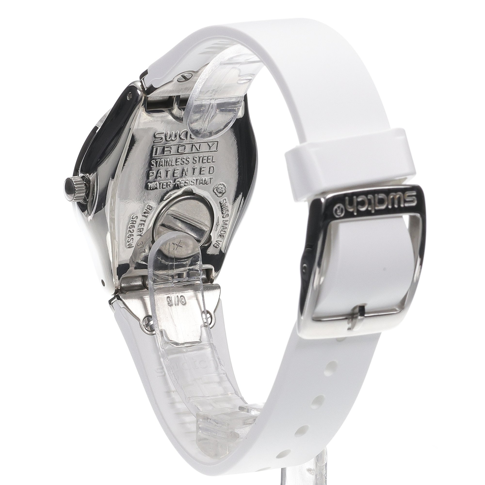 zegarek Swatch YLS463 kwarcowy damski Irony PRETTY IN WHITE - miniatura 4
