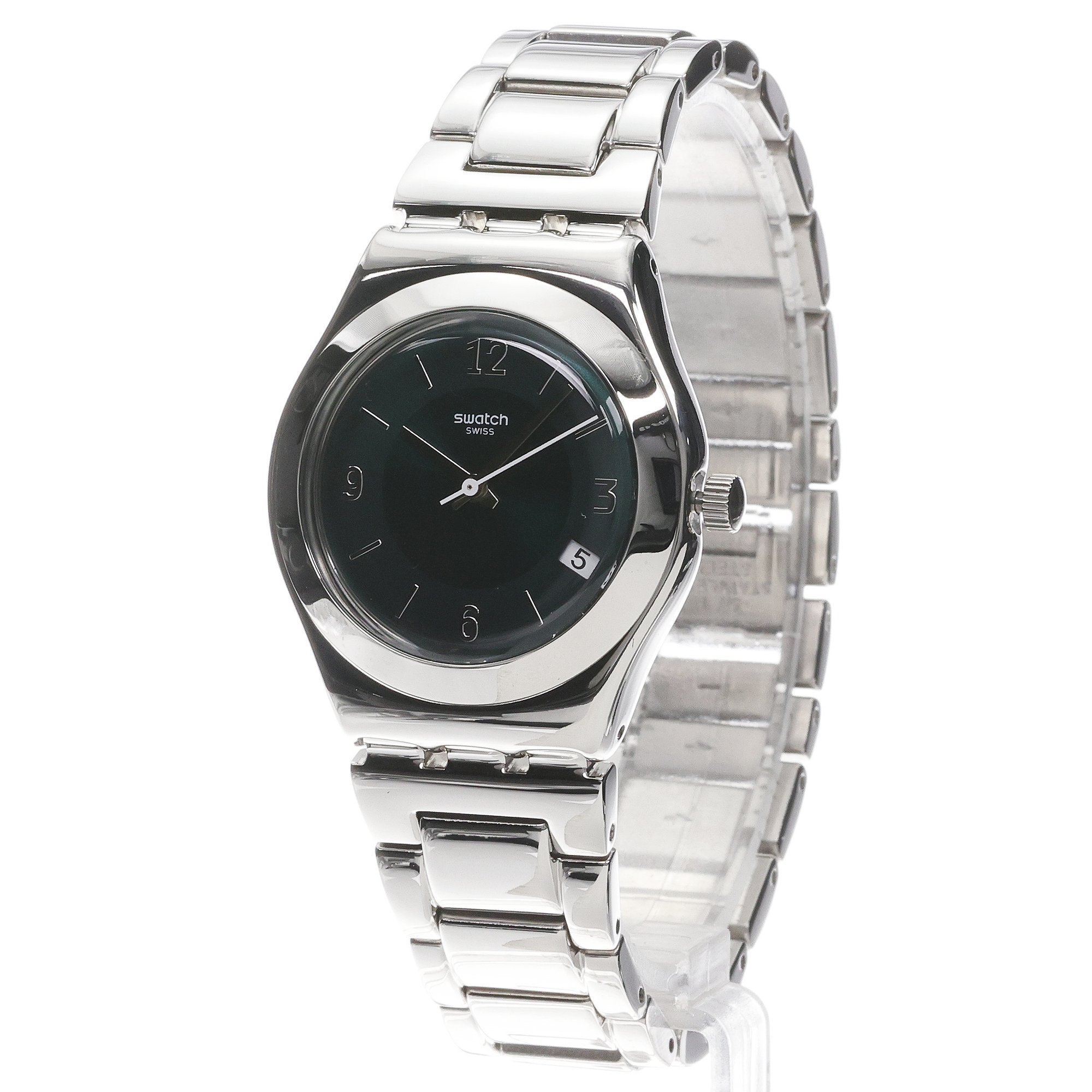 zegarek Swatch YLS468G srebrny Irony - miniatura 2