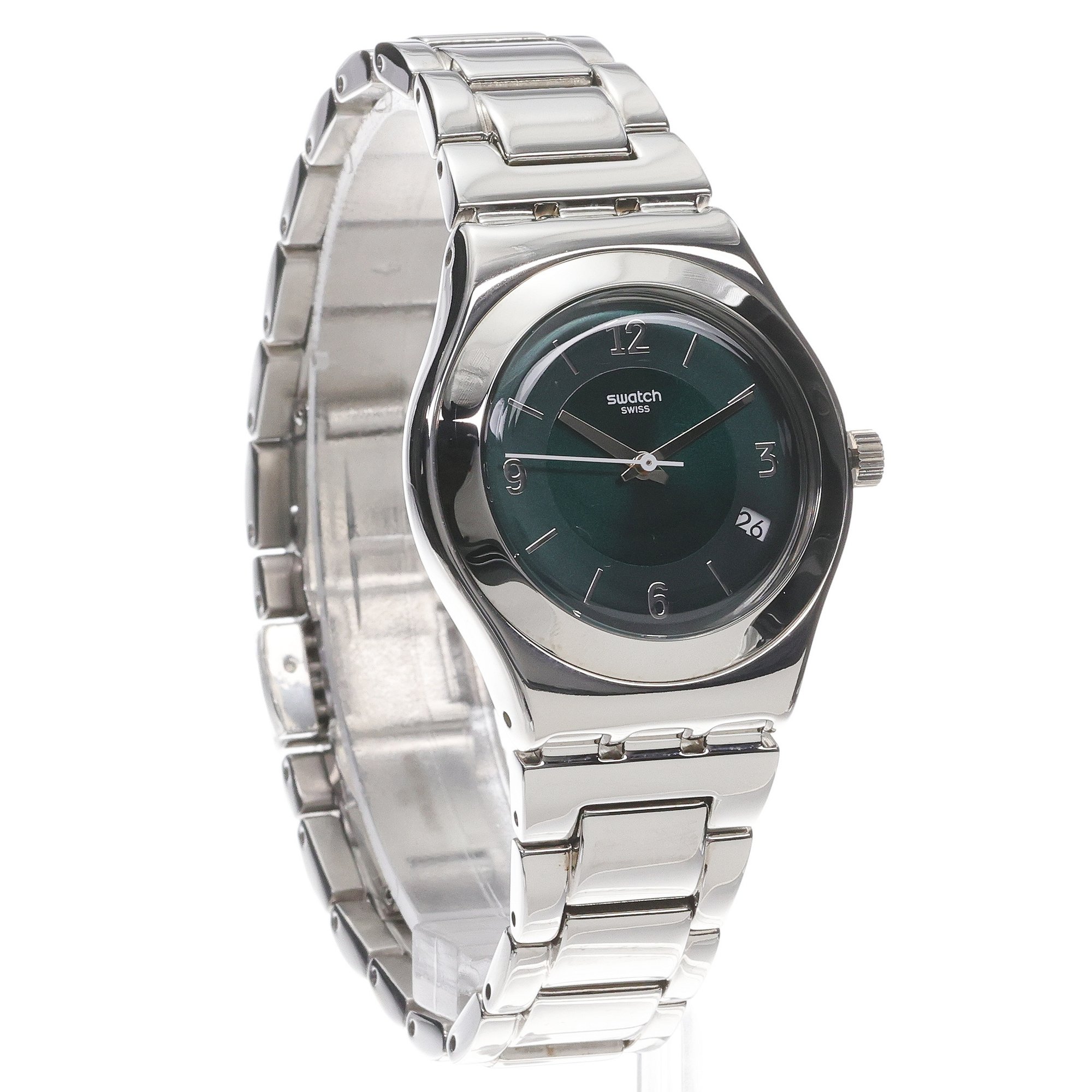 zegarek Swatch YLS468GC kwarcowy damski Irony MIDDLESTEEL - miniatura 3