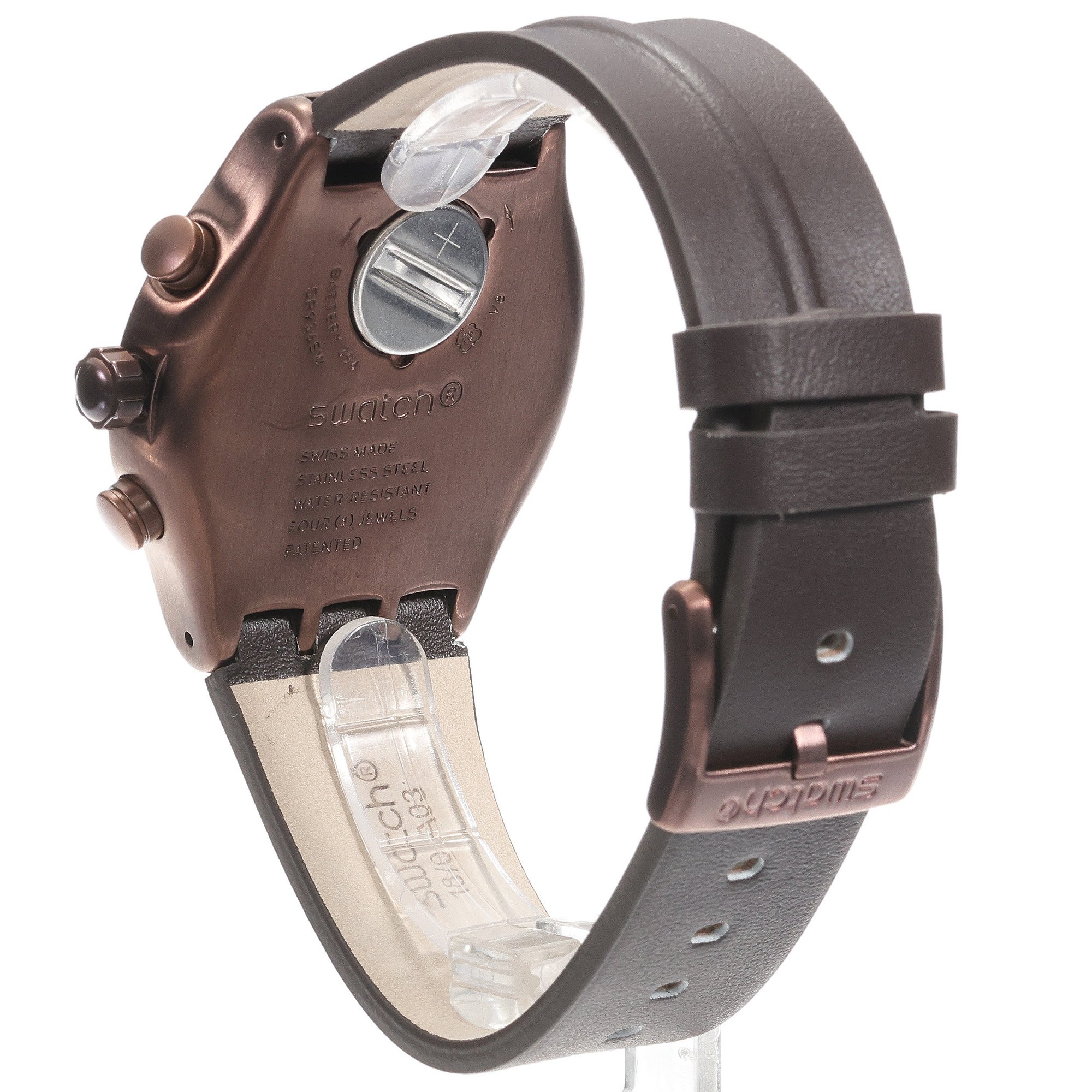 zegarek Swatch YVC100 kwarcowy męski Irony BACK TO COPPER - miniatura 4