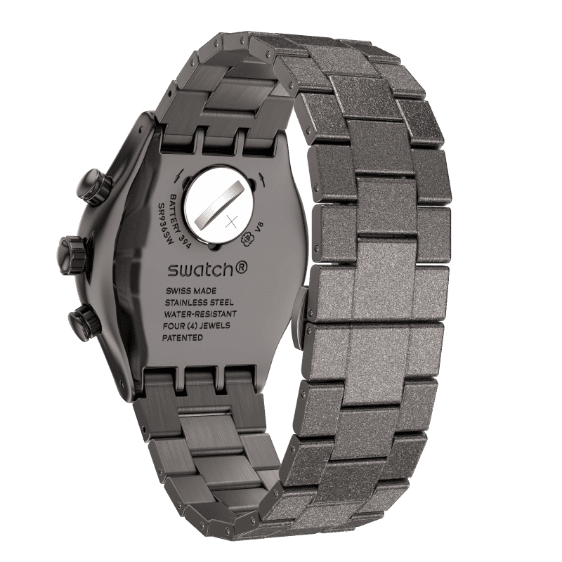 zegarek Swatch YVM405G IRONY BLACKSHINY męski z chronograf Irony - miniatura 3