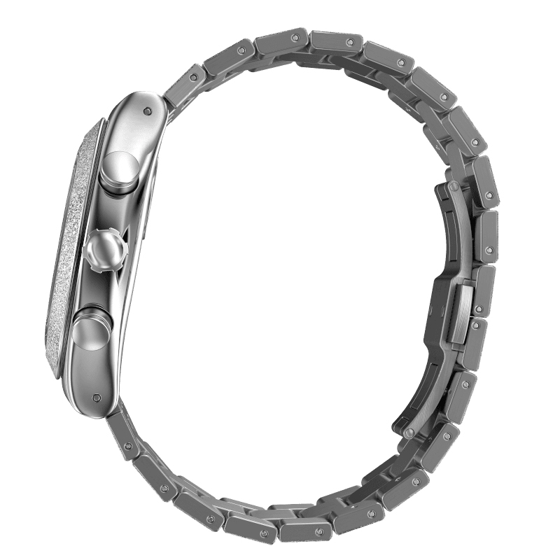 zegarek Swatch YVS472G SILVER EXPLOSION męski z chronograf Irony - miniatura 2