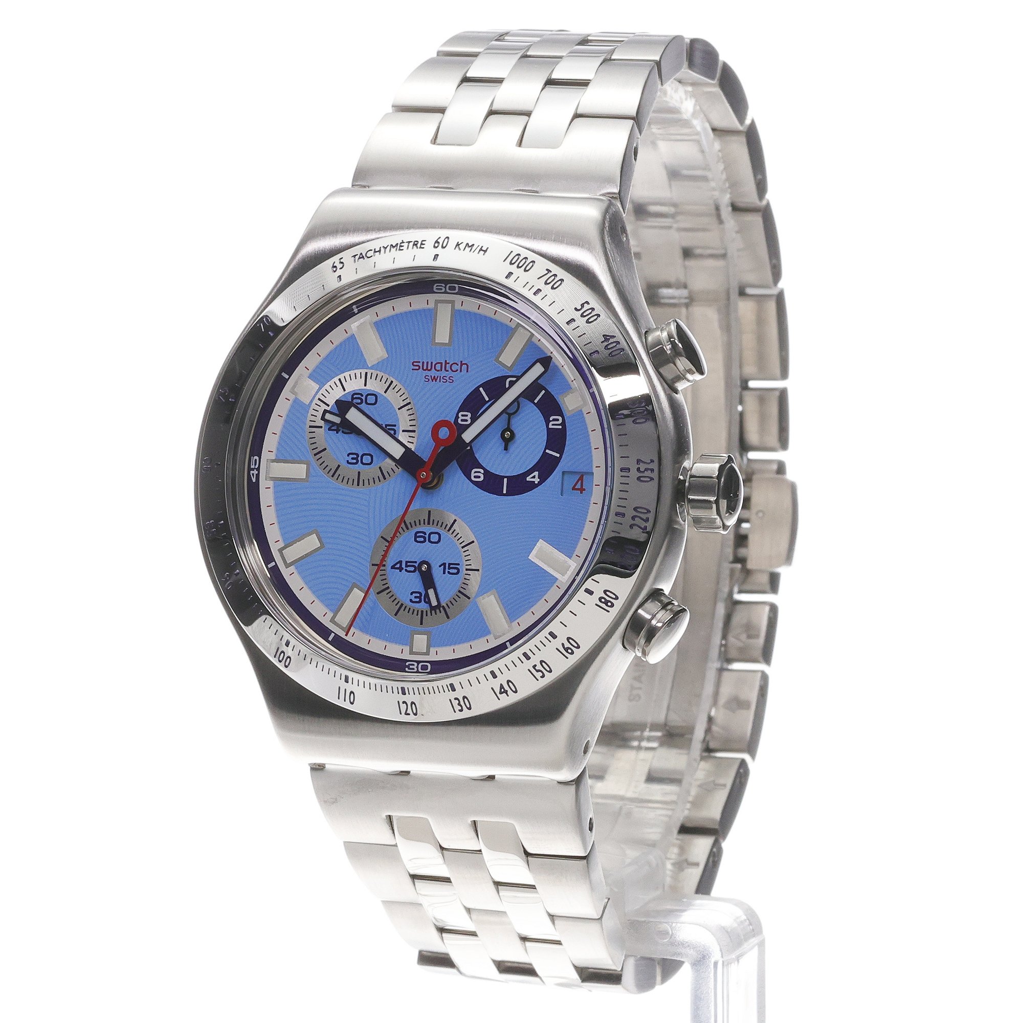 zegarek Swatch YVS541G srebrny Irony - miniatura 2