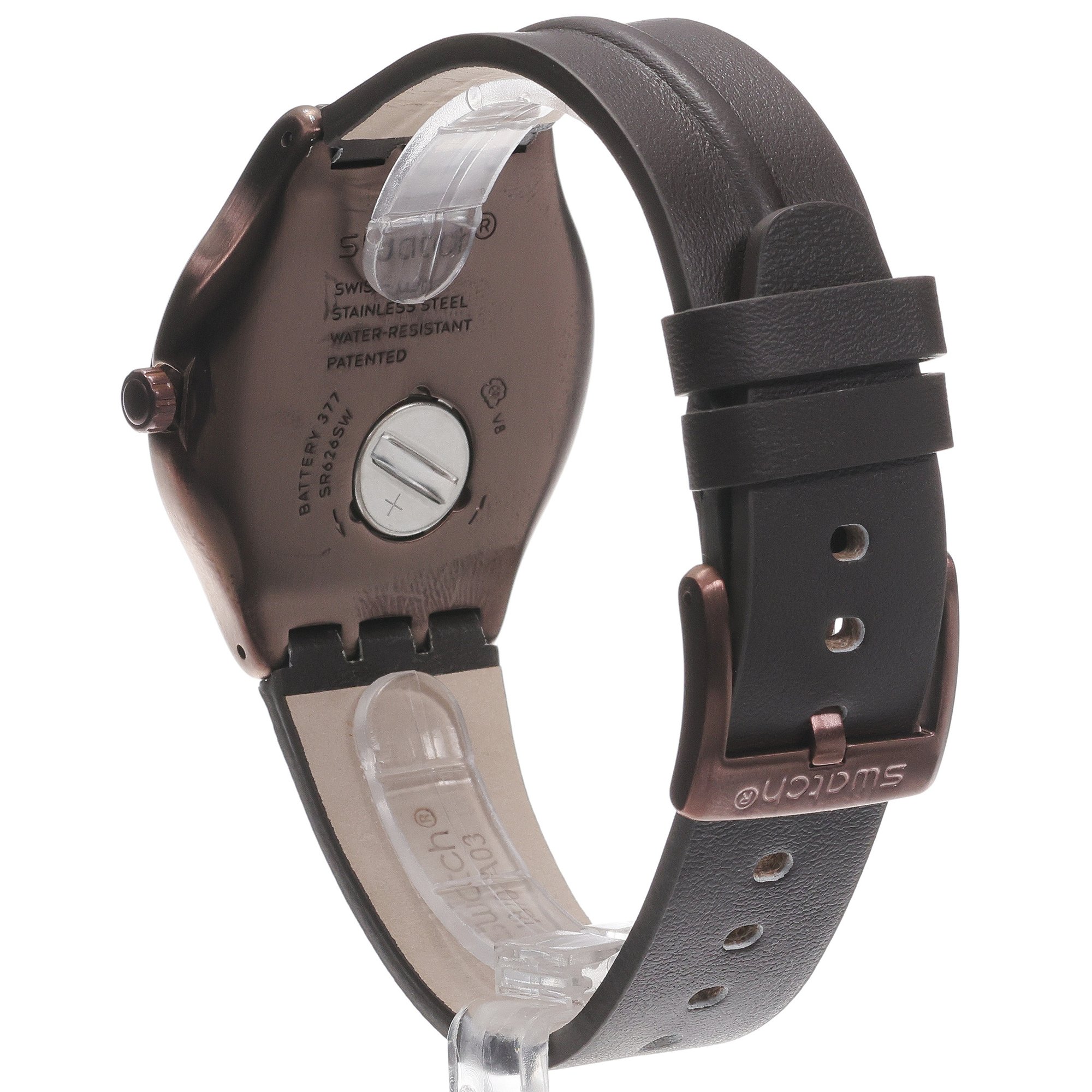 zegarek Swatch YWC100 kwarcowy męski Irony COPPER TIME - miniatura 4