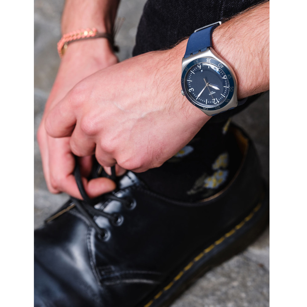 Swatch YWS453 męski zegarek Irony Big Classic pasek - miniatura 5