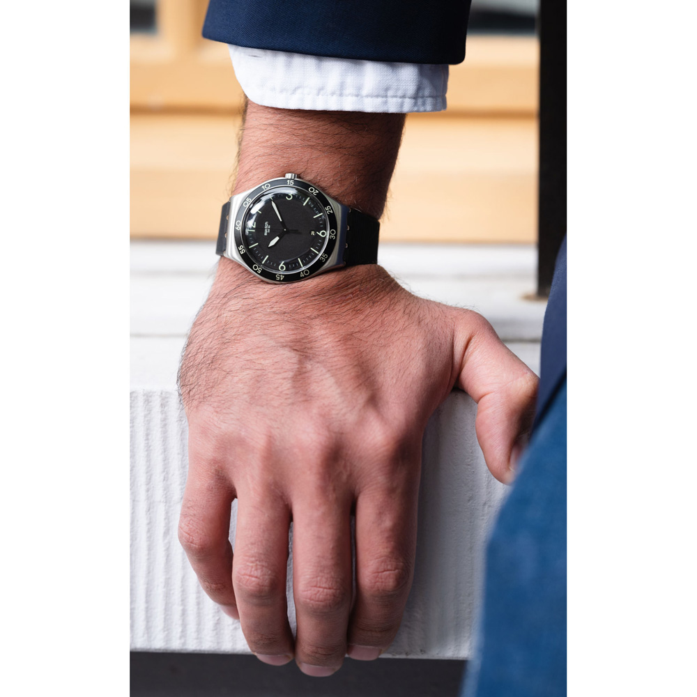Swatch YWS454 męski zegarek Irony Big Classic pasek - miniatura 5