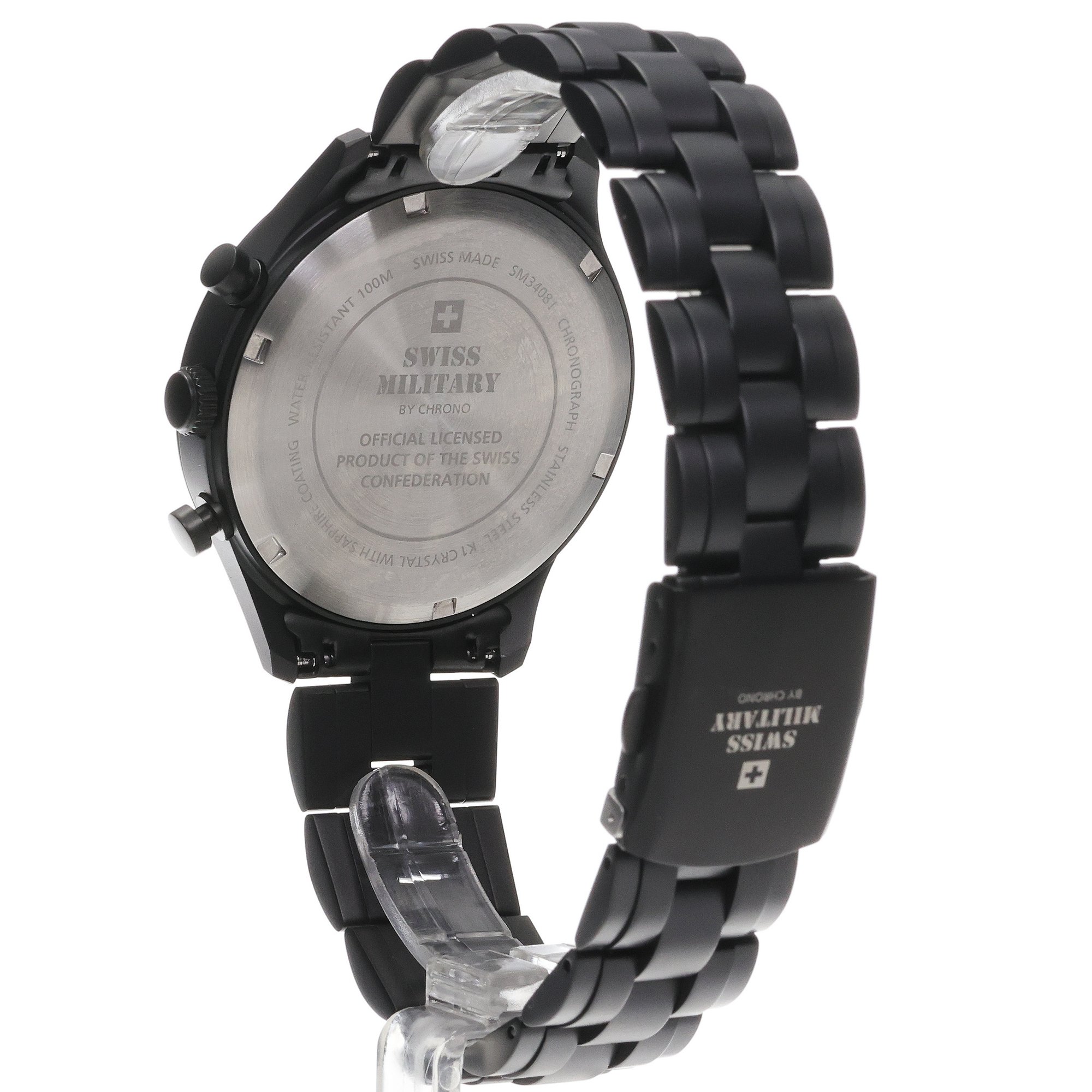 zegarek Swiss Military by Chrono SM3408104 Swiss Military Chronograph męski z tachometr Męskie - miniatura 4