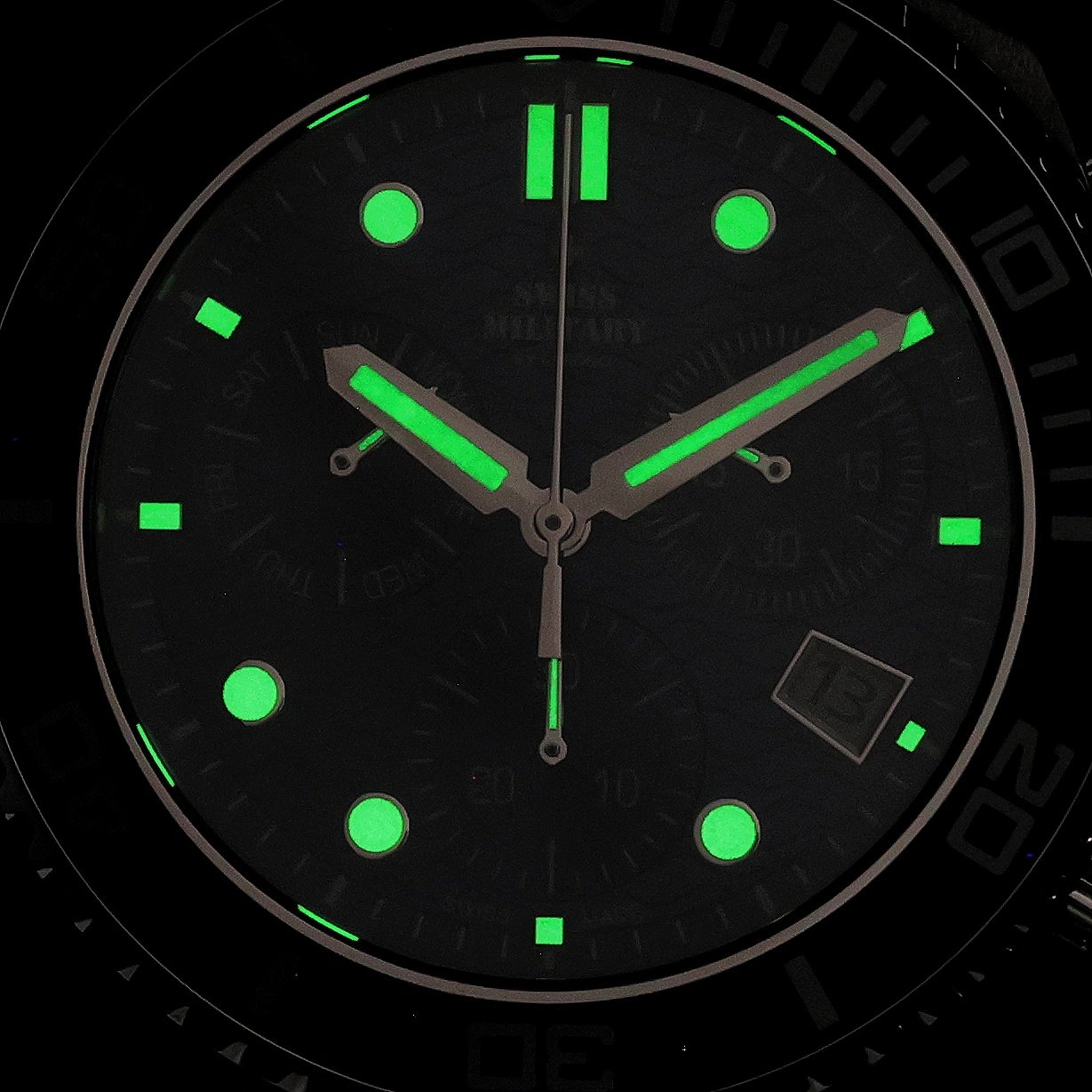 zegarek Swiss Military by Chrono SM3410102 kwarcowy męski Męskie Swiss Military XL Chronograph