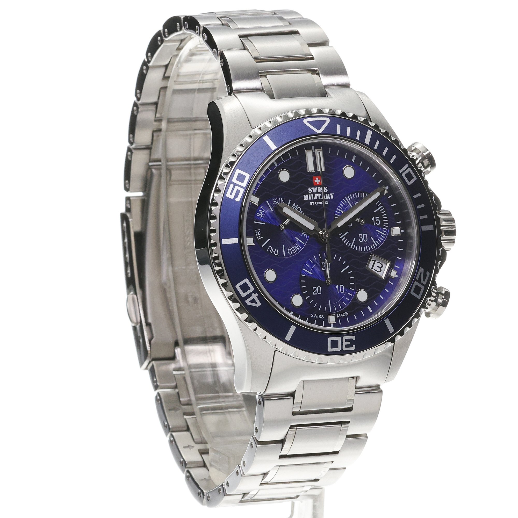 zegarek Swiss Military by Chrono SM3410102 Swiss Military XL Chronograph męski z chronograf Męskie
