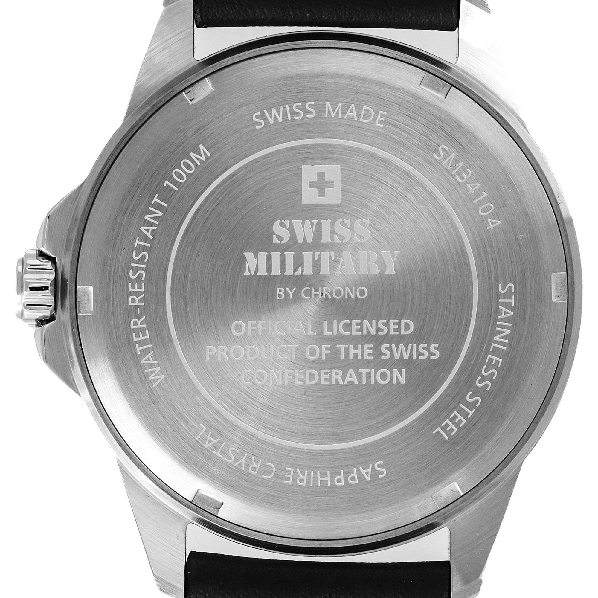 zegarek Swiss Military by Chrono SM3410408 srebrny Męskie - miniatura 7