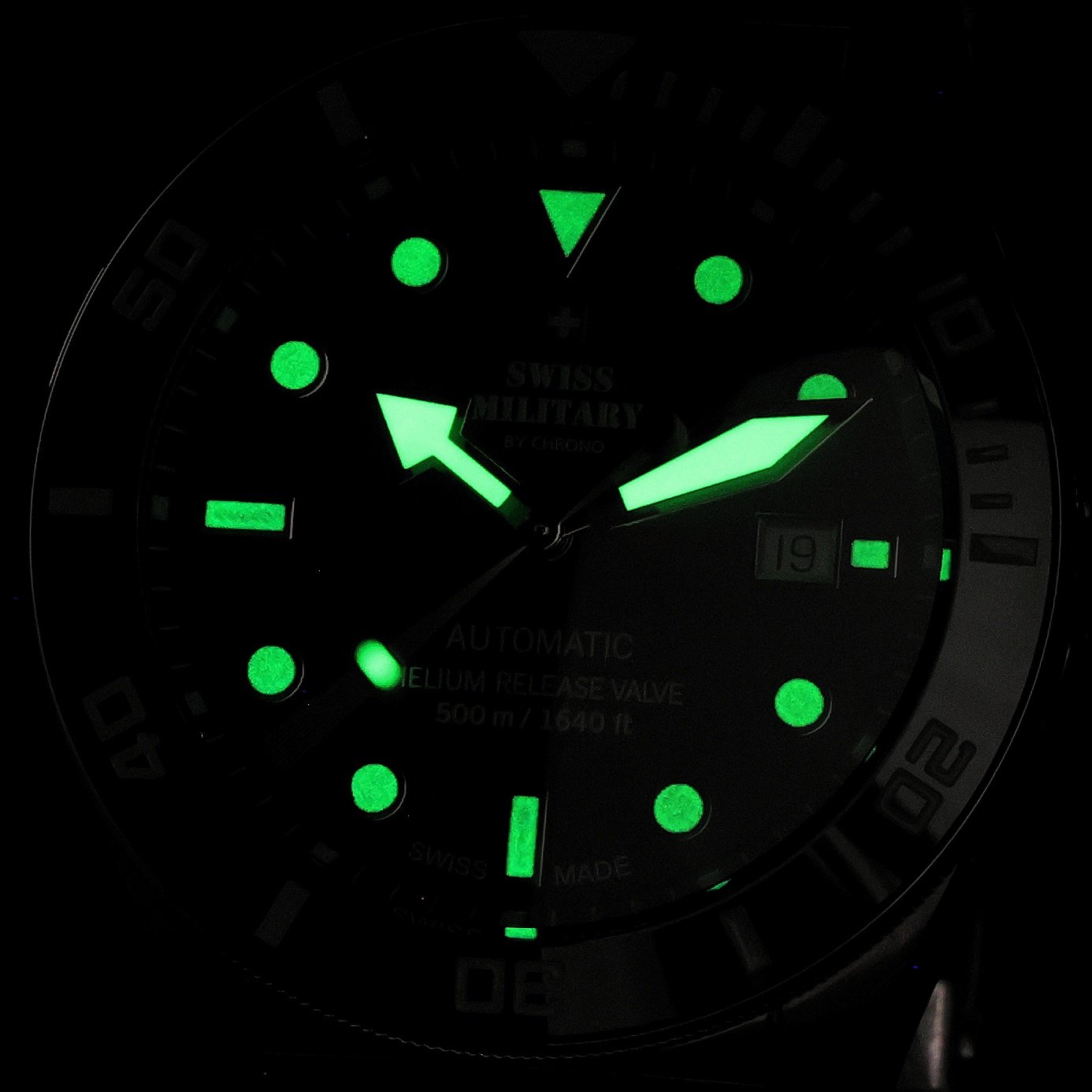 zegarek Swiss Military by Chrono SMA3407503 automatyczny męski Męskie Swiss Military Automatic Dive 500m