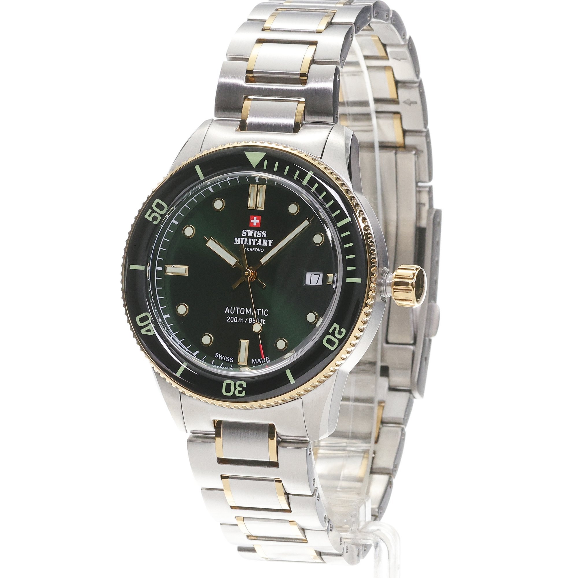 zegarek Swiss Military by Chrono SMA3410603 automatyczny męski Męskie Swiss Military Automatic Dive 200m - miniatura 2