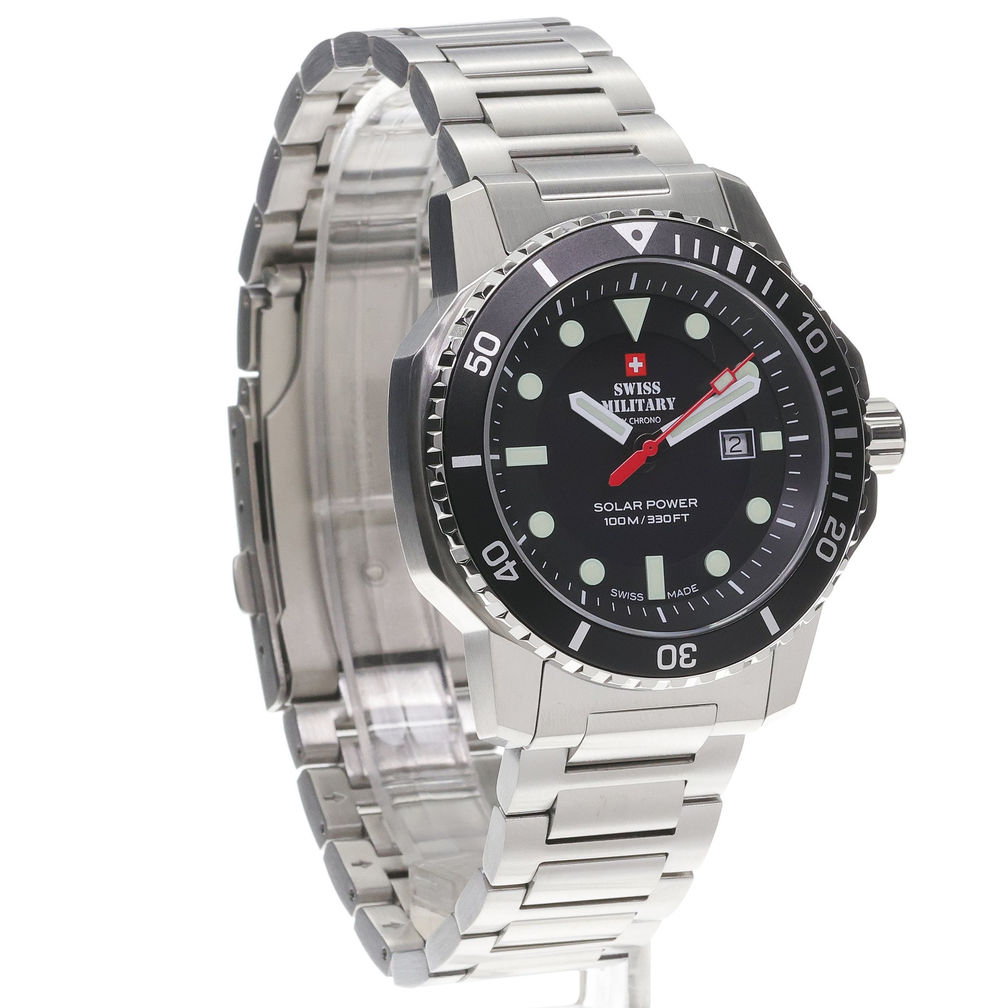 zegarek Swiss Military by Chrono SMS3410201 srebrny Męskie