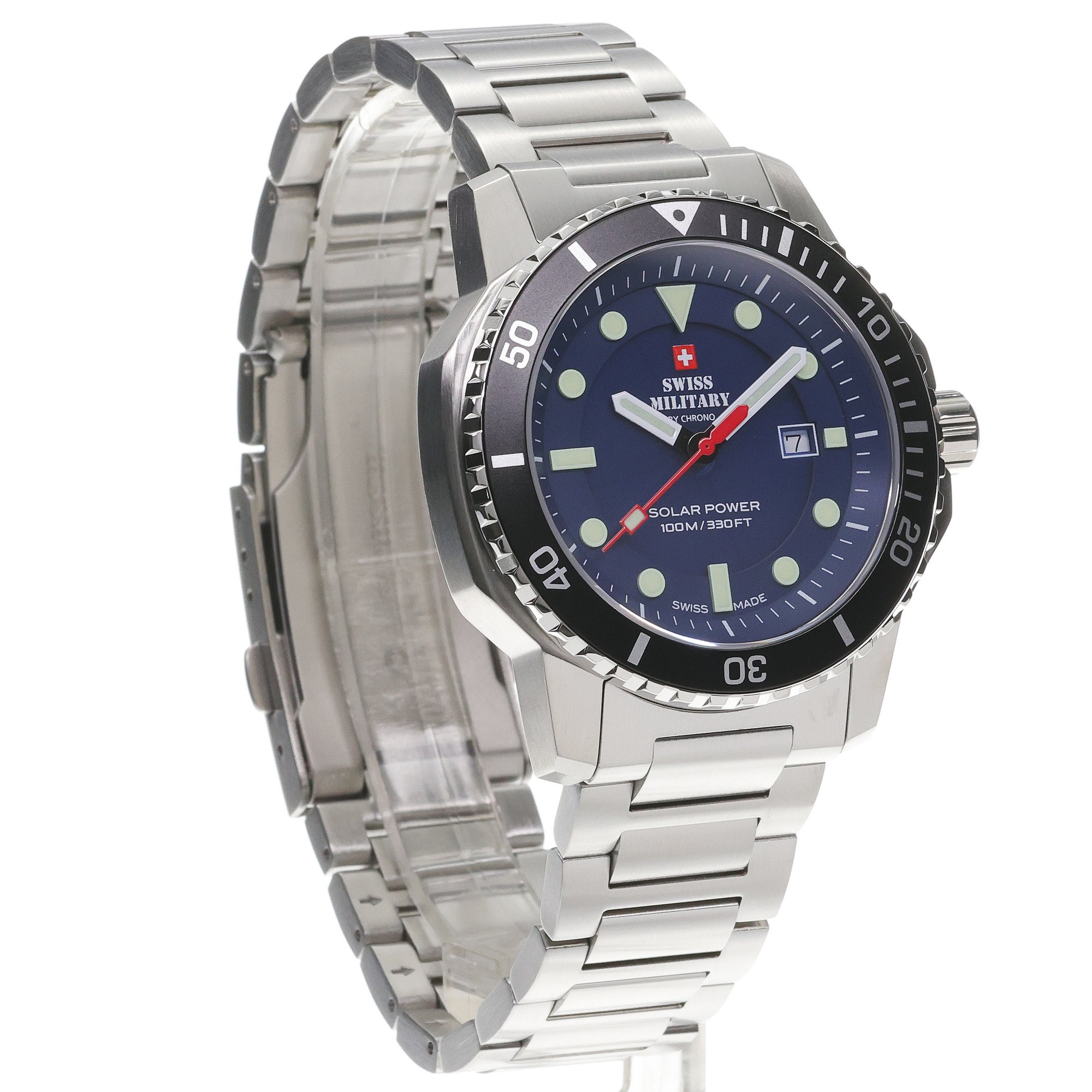 zegarek Swiss Military by Chrono SMS3410202 solar męski Męskie Swiss Military Solar Sports - miniatura 3