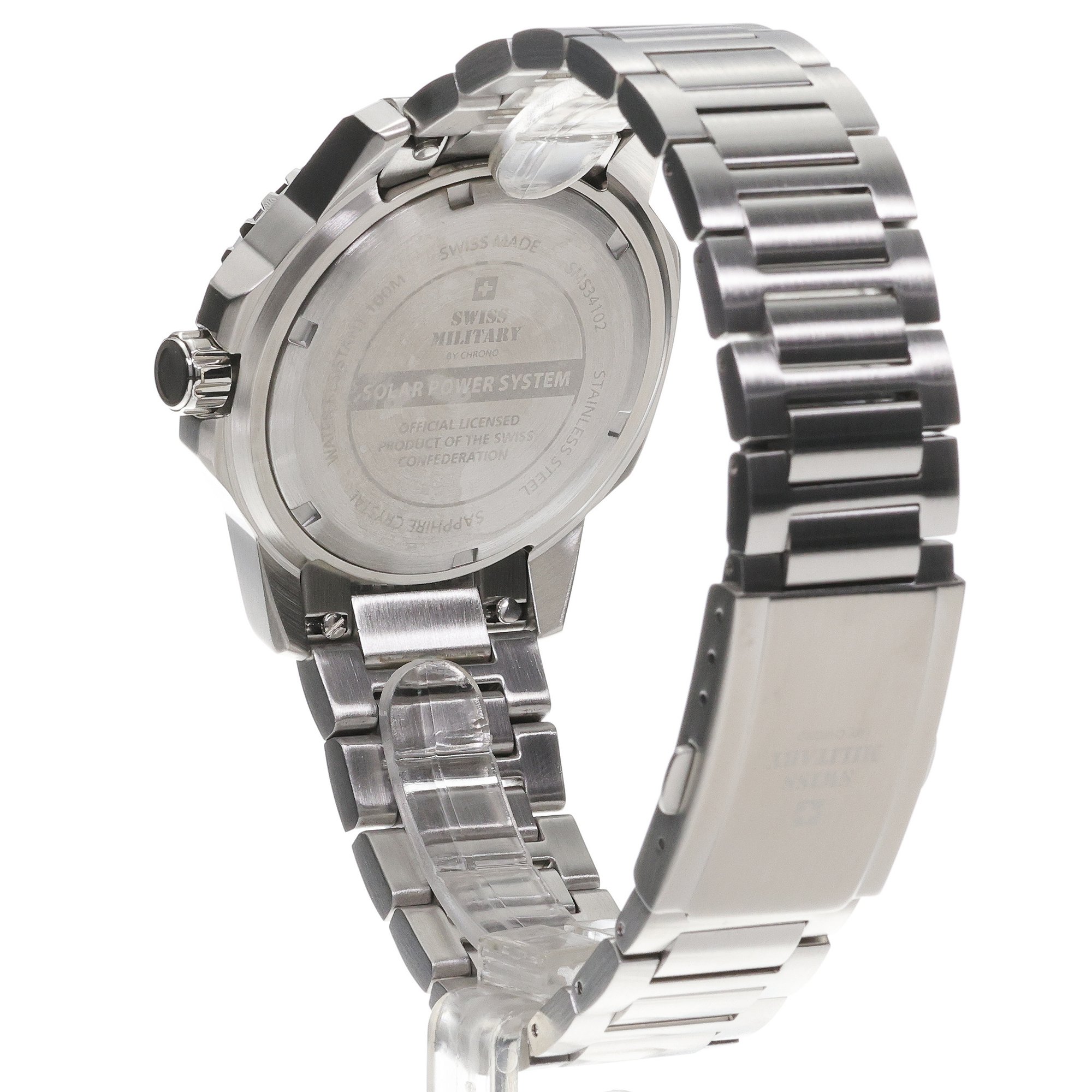 zegarek Swiss Military by Chrono SMS3410202 srebrny Męskie - miniatura 4