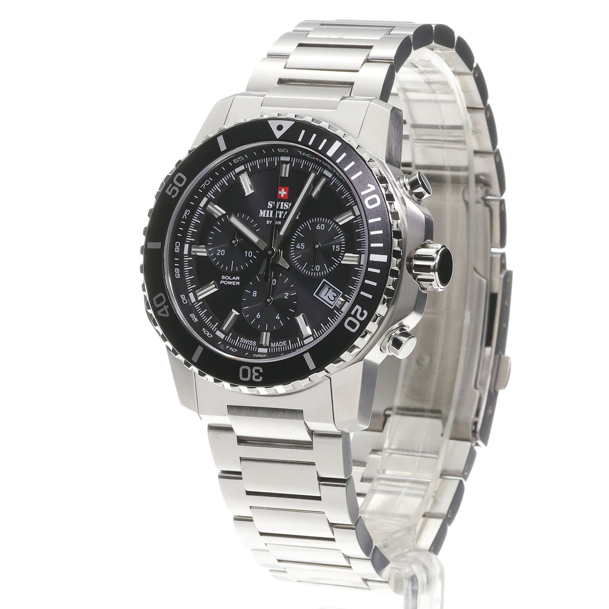 zegarek Swiss Military by Chrono SMS3411301 solar męski Męskie Swiss Military Solar Chronograph - miniatura 2