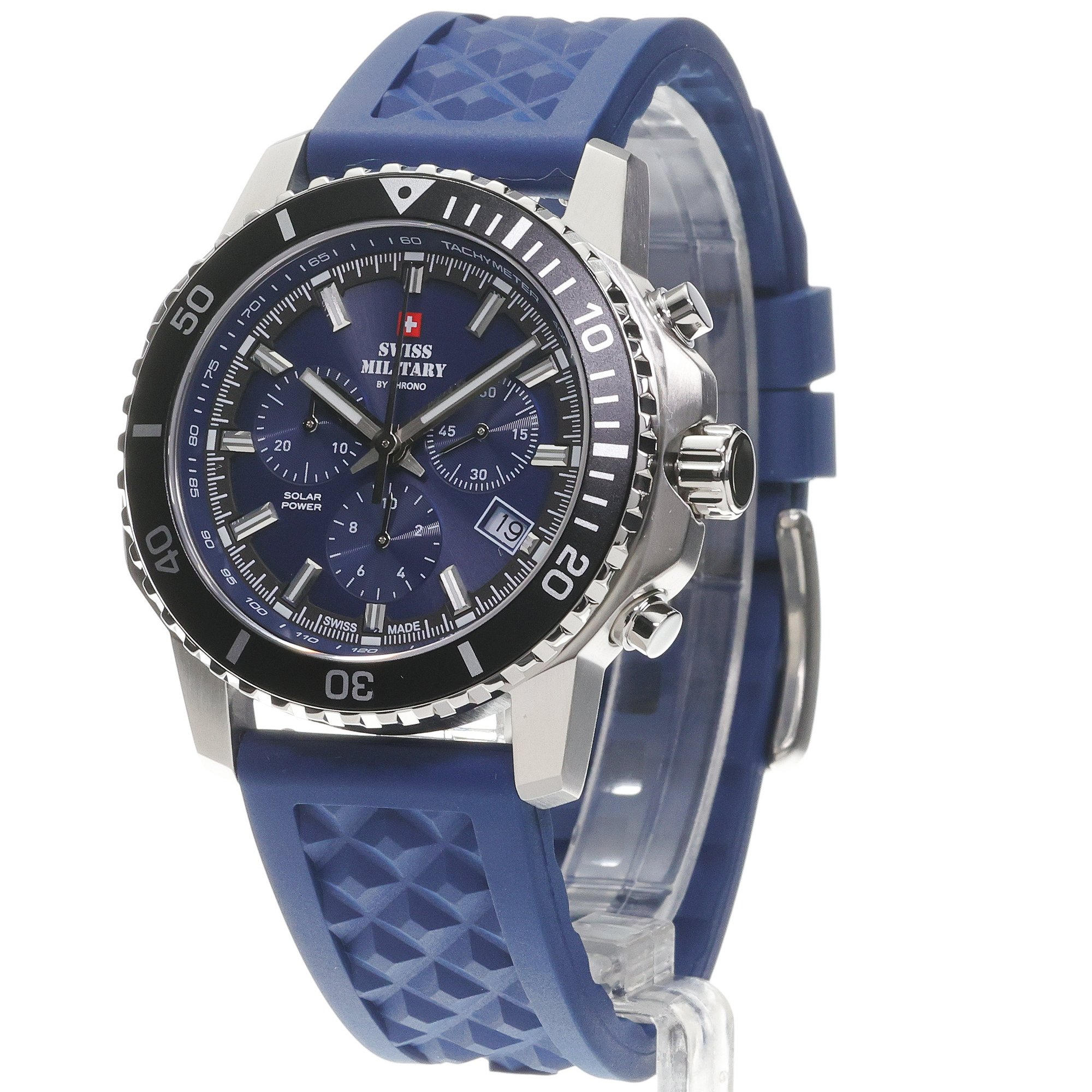 zegarek Swiss Military by Chrono SMS3411303 solar męski Męskie Swiss Military Solar Chronograph - miniatura 2