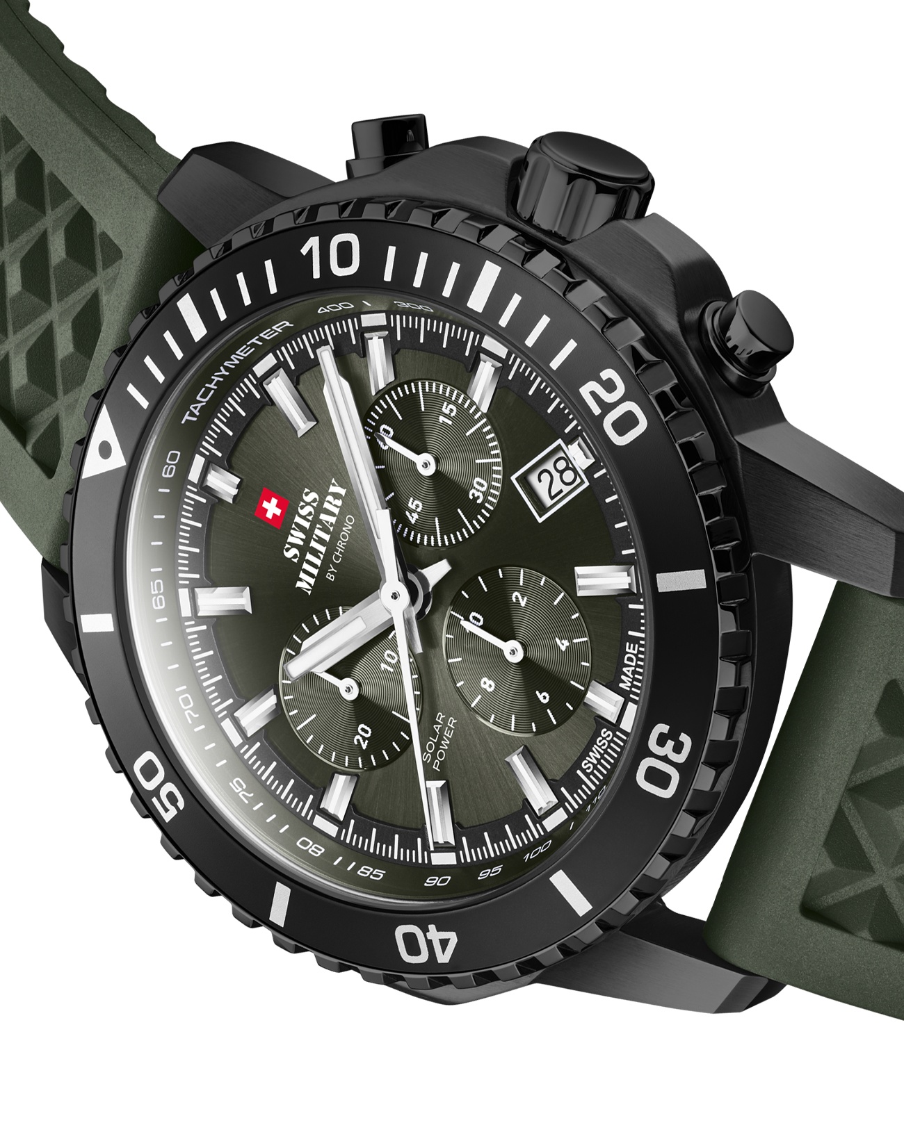 zegarek Swiss Military by Chrono SMS3411306 solar męski Męskie Swiss Military Solar Chronograph - miniatura 6