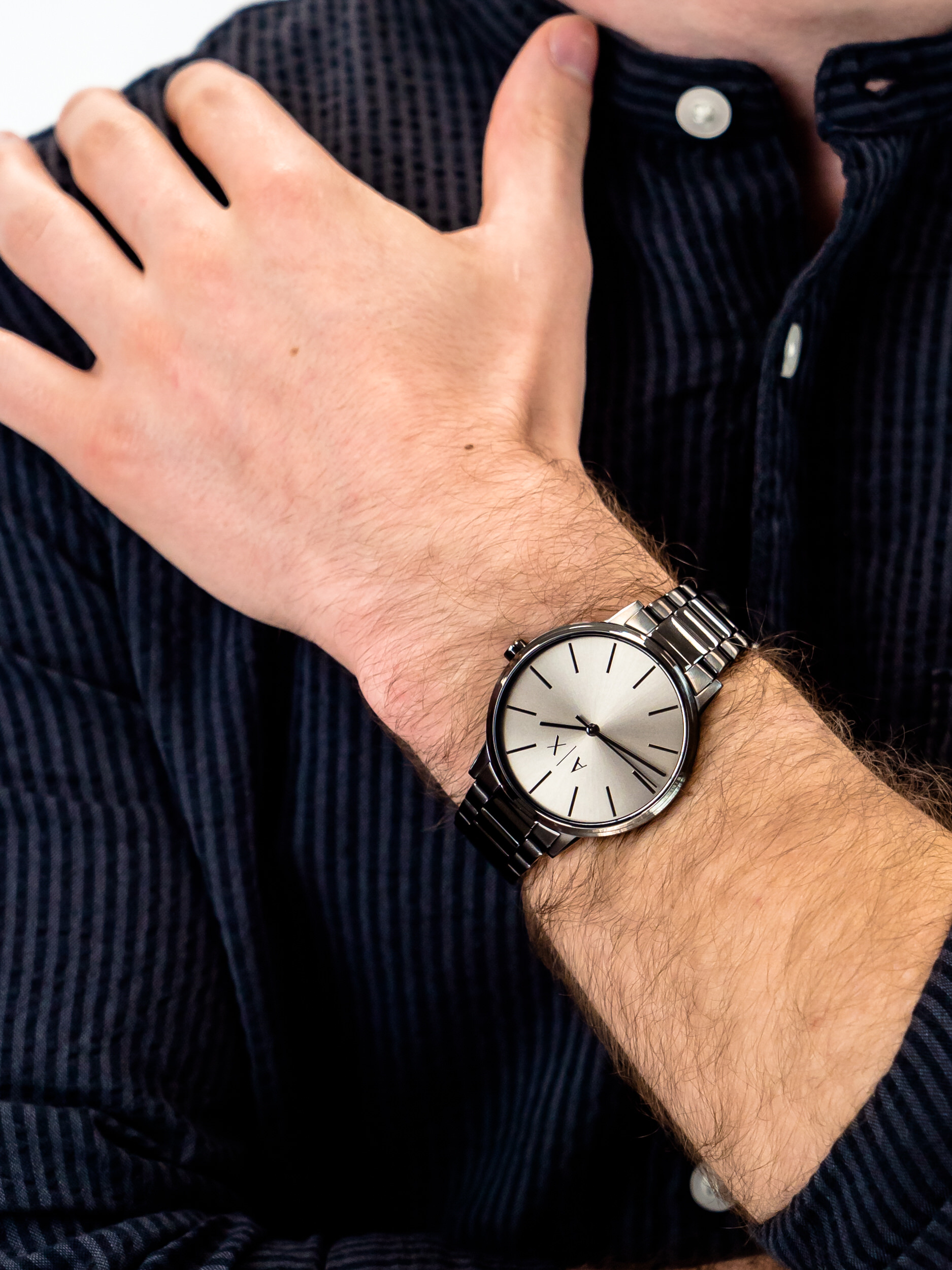 Armani Exchange AX2722 męski zegarek Fashion bransoleta - miniatura 3