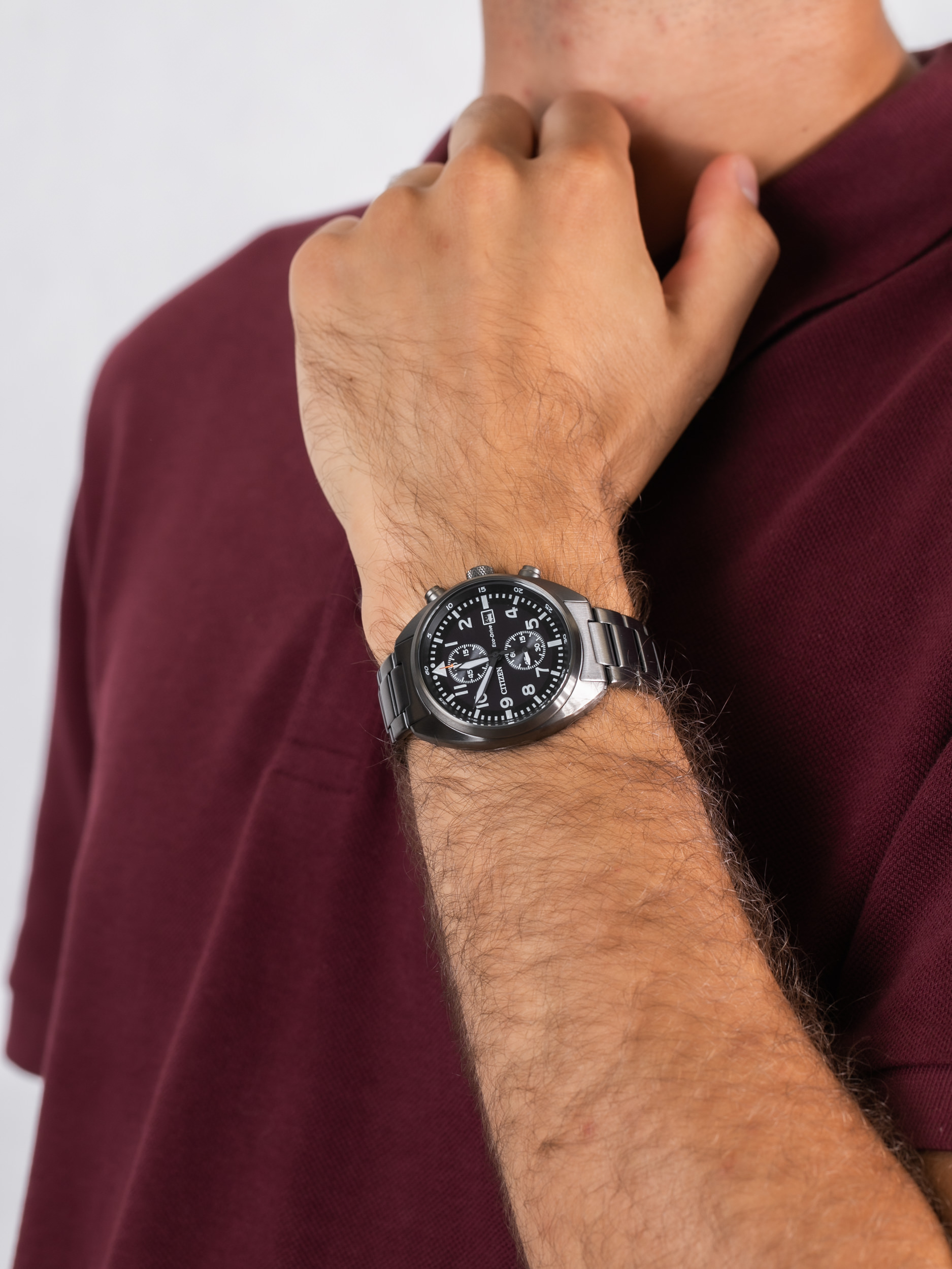 zegarek Citizen CA7047-86E męski z chronograf Ecodrive - miniatura 3