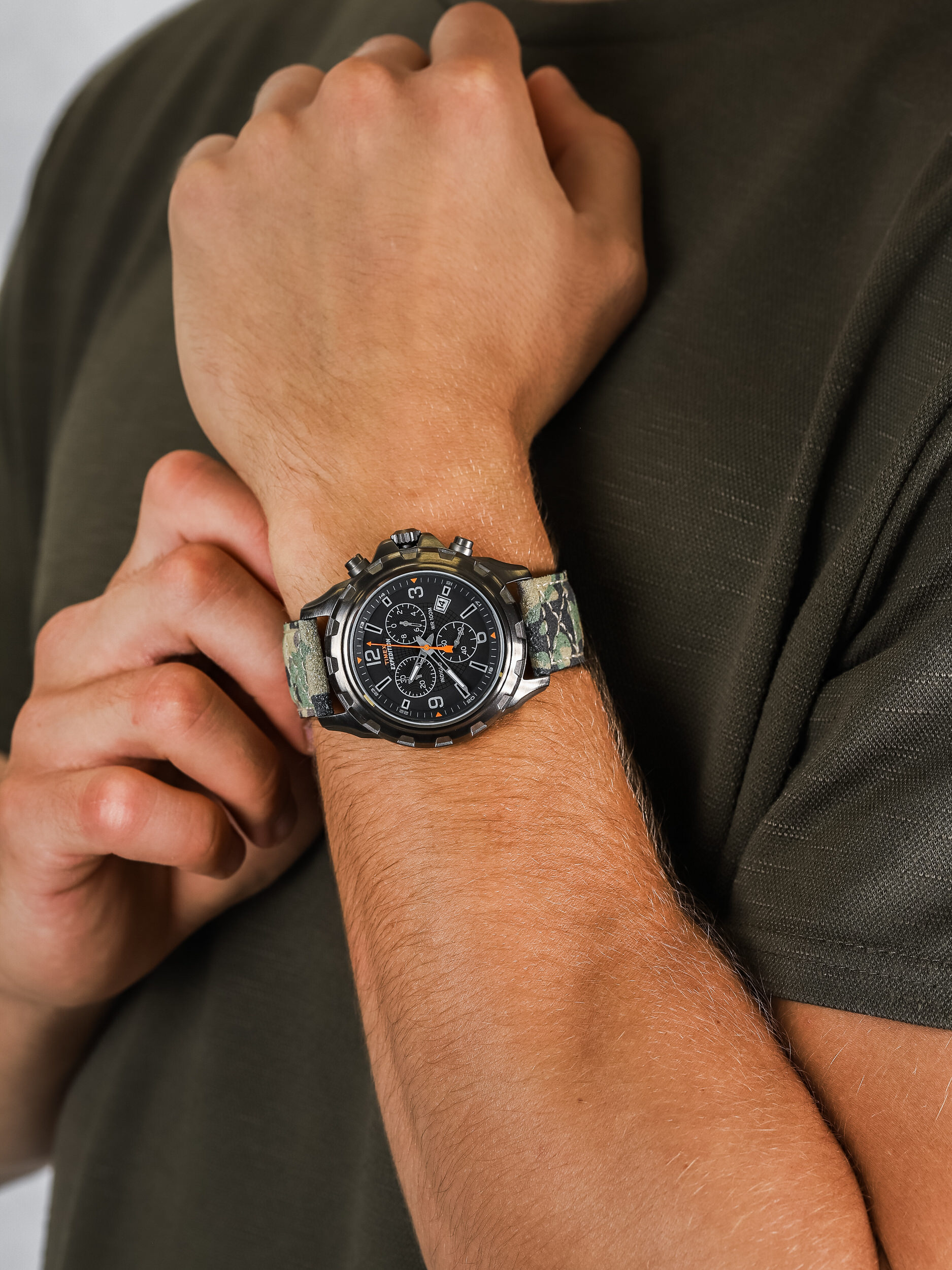 Timex T49987 zegarek męski Expedition szary - miniatura 3