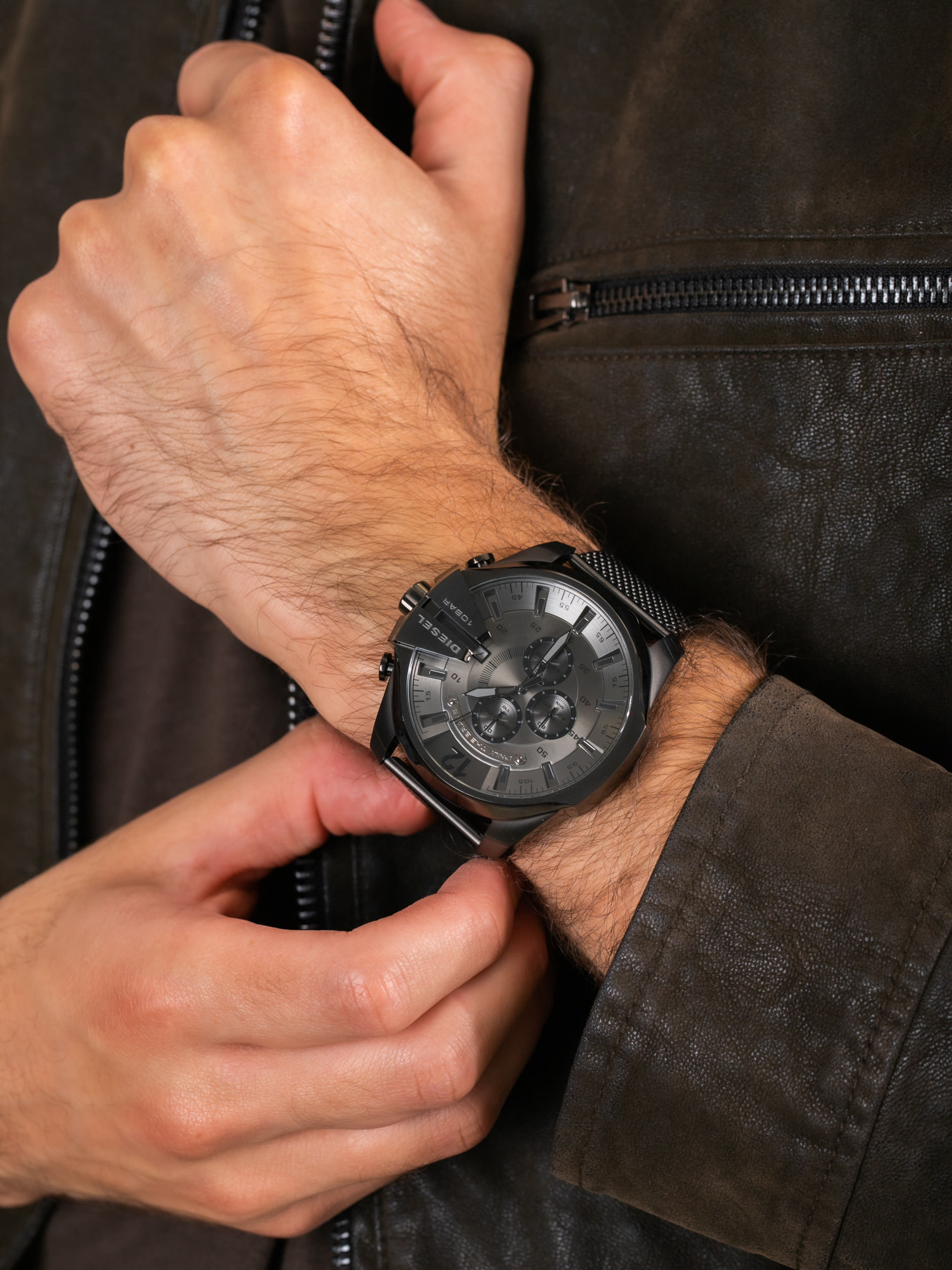 zegarek Diesel DZ4527 MEGA CHIEF męski z chronograf Chief - miniatura 3