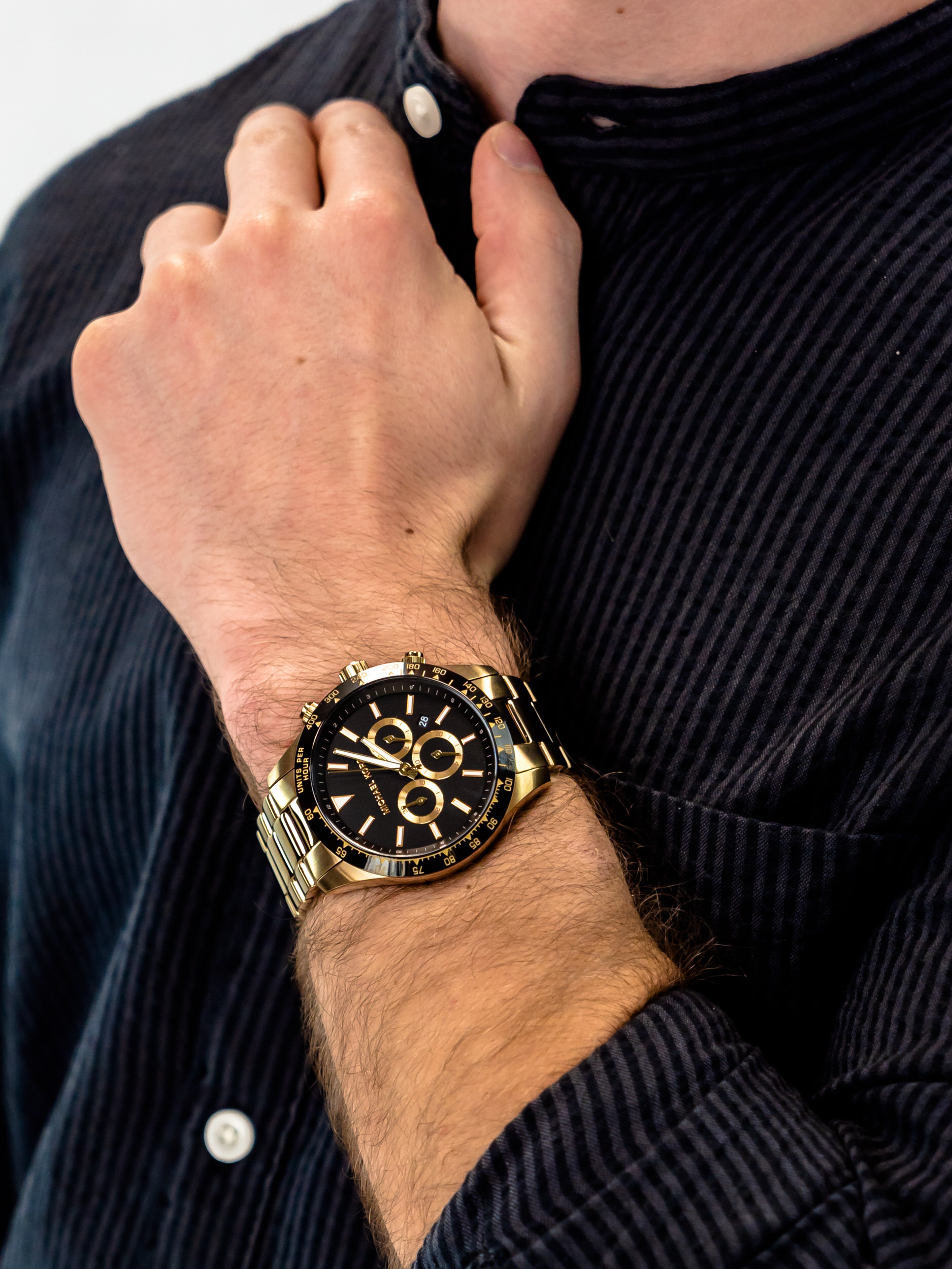 zegarek Michael Kors MK8783 LAYTON męski z tachometr Layton - miniatura 3