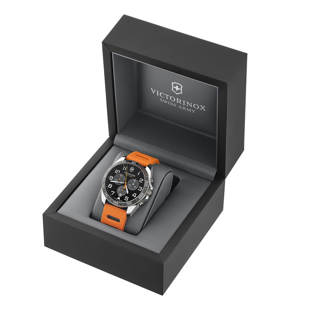 Victorinox 241893 zegarek srebrny sportowy Fieldforce pasek - miniatura 8