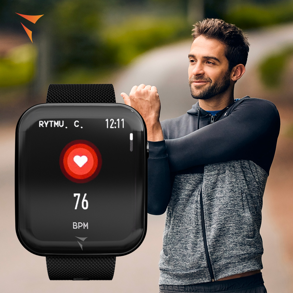 zegarek Techmade TM-TALK-GR Smartwatch Talk Black Green Talk z tworzywa sztucznego - miniatura 11