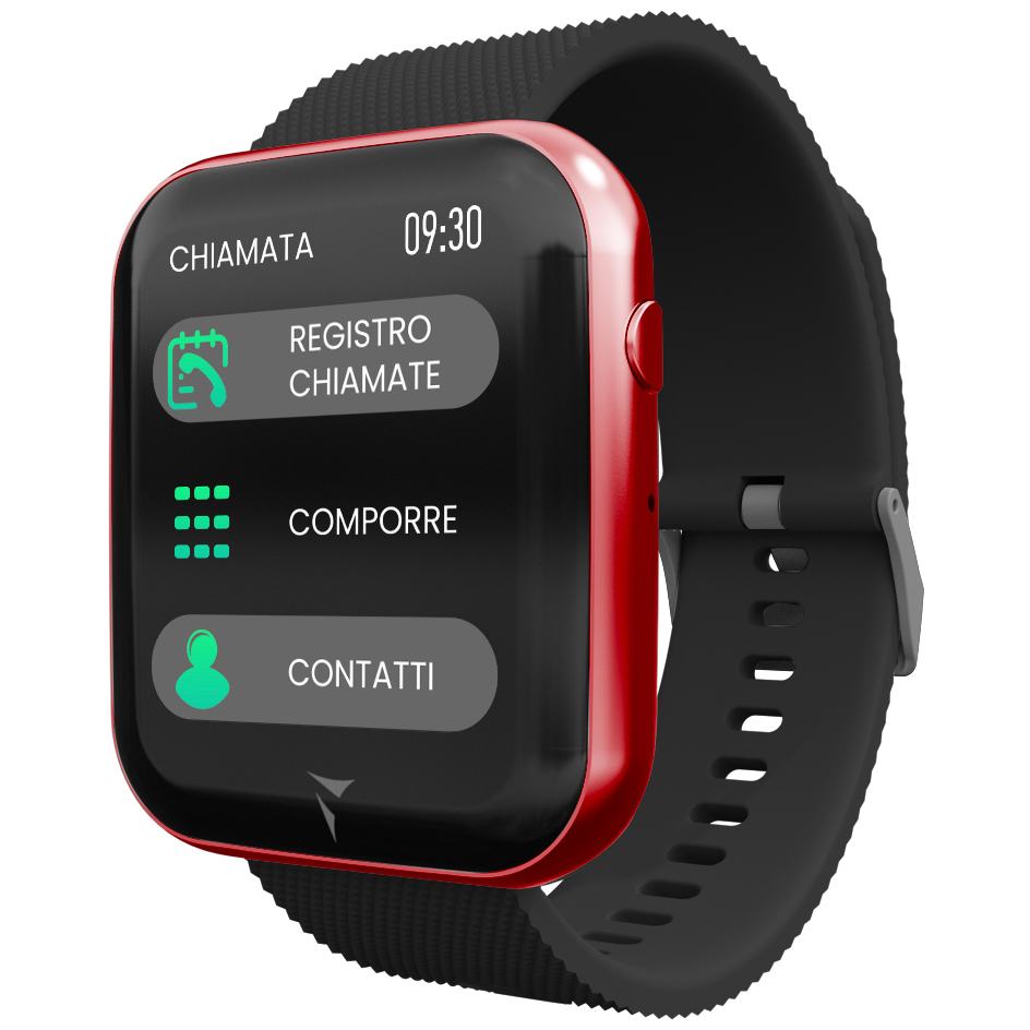 zegarek Techmade TM-TALK-RED kwarcowy damski Talk Smartwatch Talk Black Red - miniatura 2