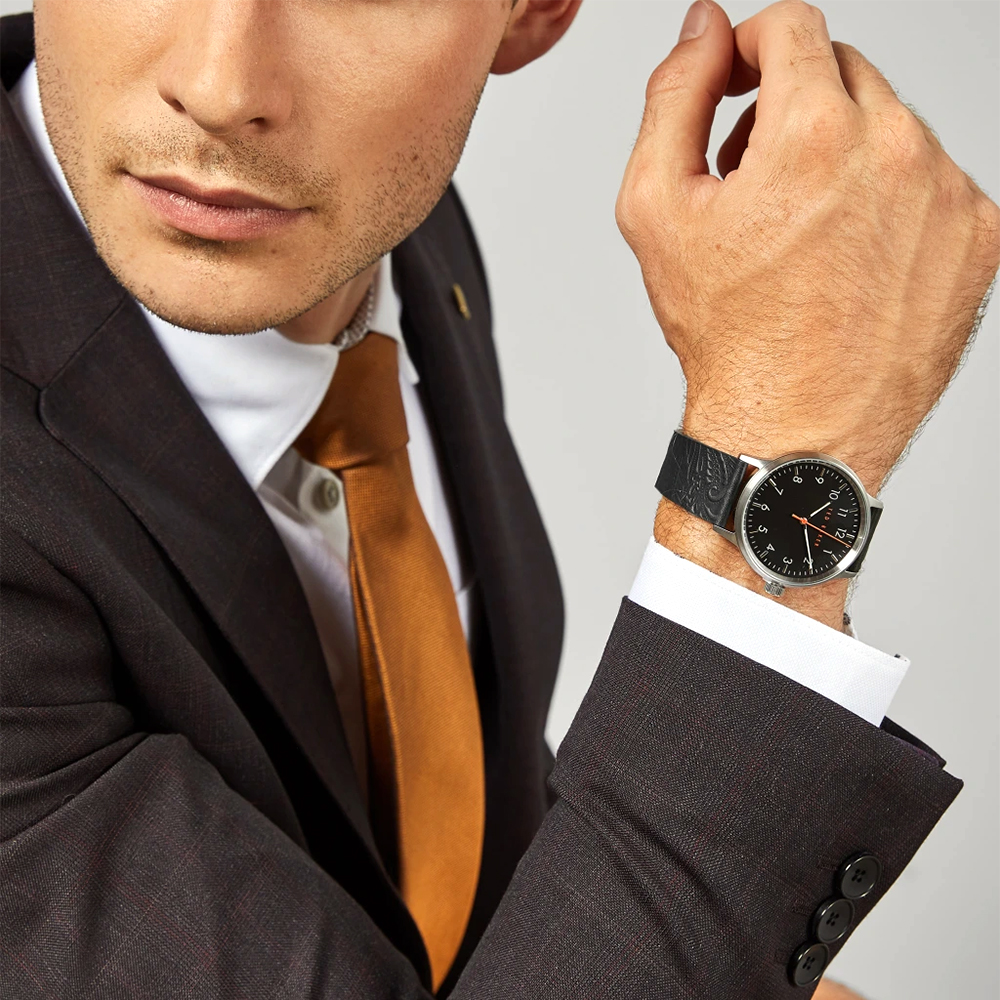 Ted Baker BKPCSF907 zegarek srebrny klasyczny pasek pasek - miniatura 5
