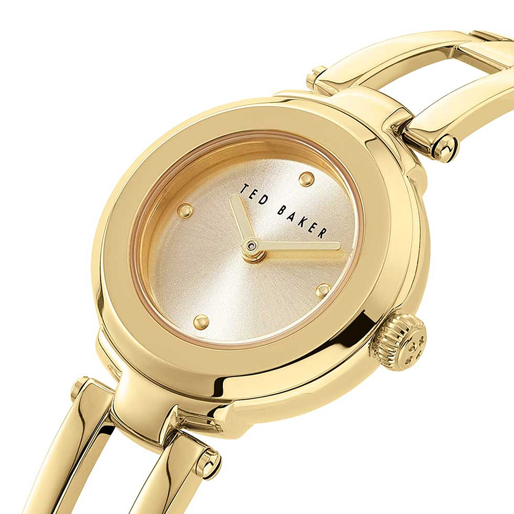 Ted Baker BKPIZF902 zegarek złoty klasyczny bransoleta bransoleta - miniatura 5