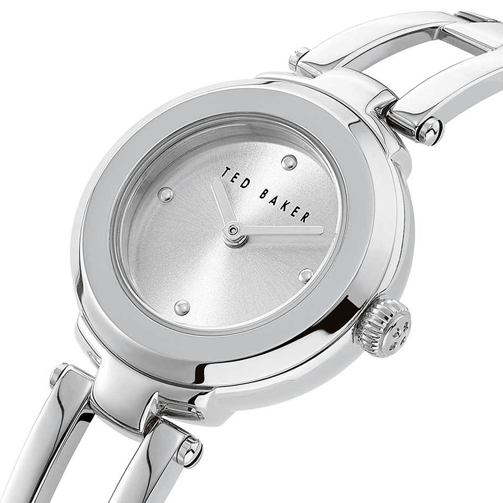 Ted Baker BKPIZF903 zegarek srebrny klasyczny bransoleta bransoleta - miniatura 5