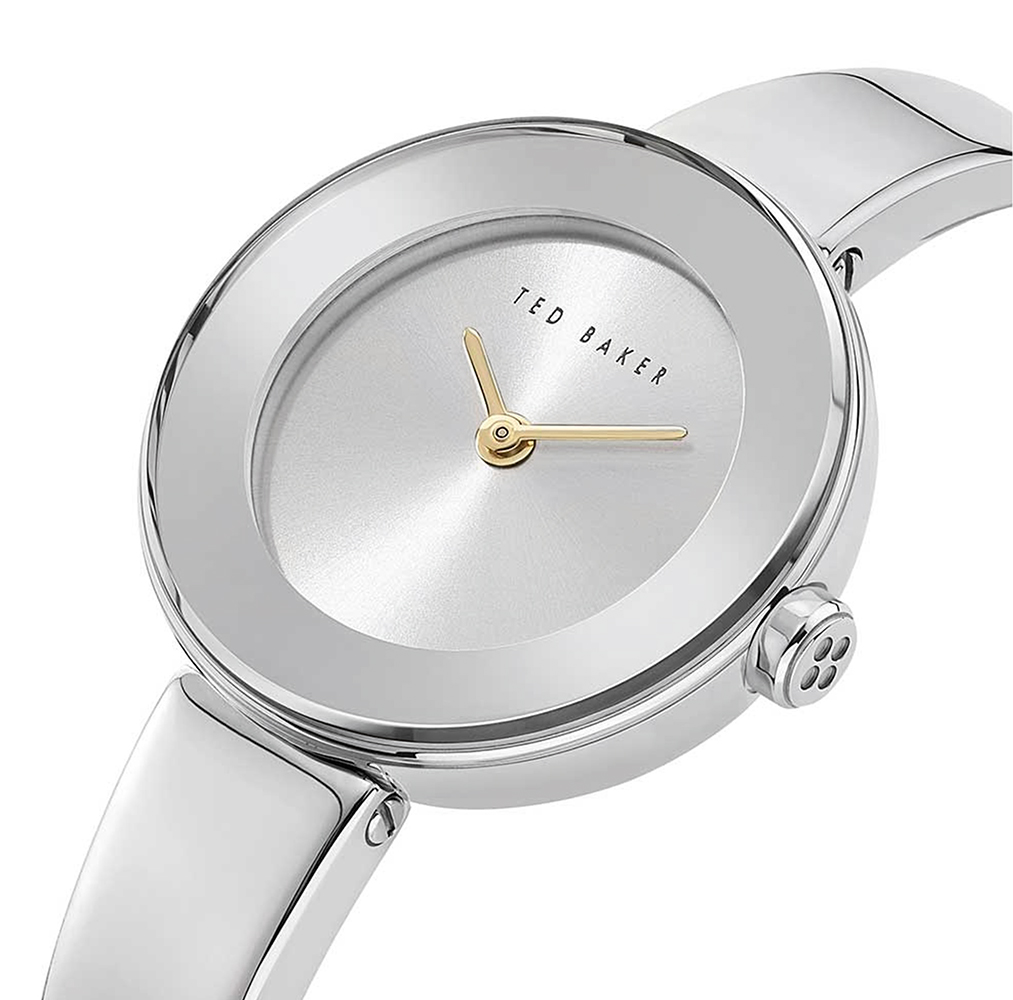 Ted Baker BKPPHF903 zegarek srebrny klasyczny bransoleta bransoleta - miniatura 5