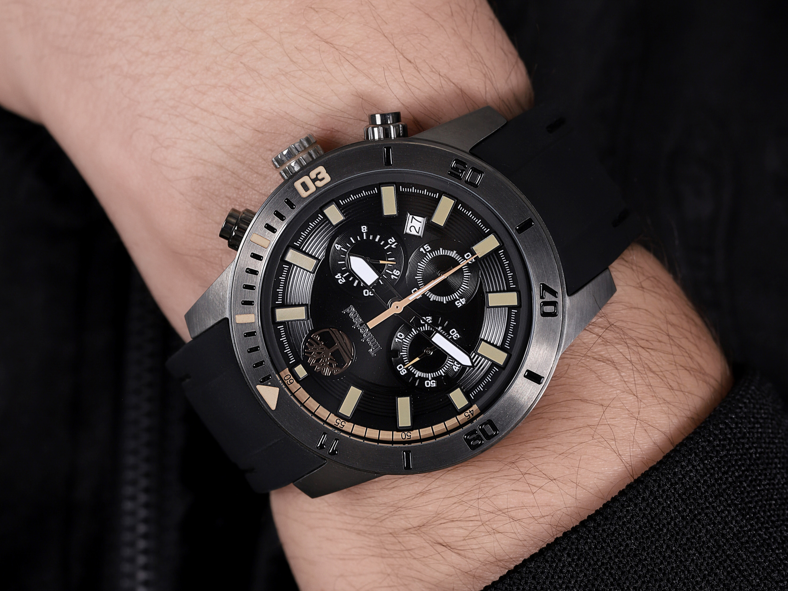 zegarek Timberland TBL.14524JSU-02AP ALDEN męski z chronograf Alden - miniatura 4