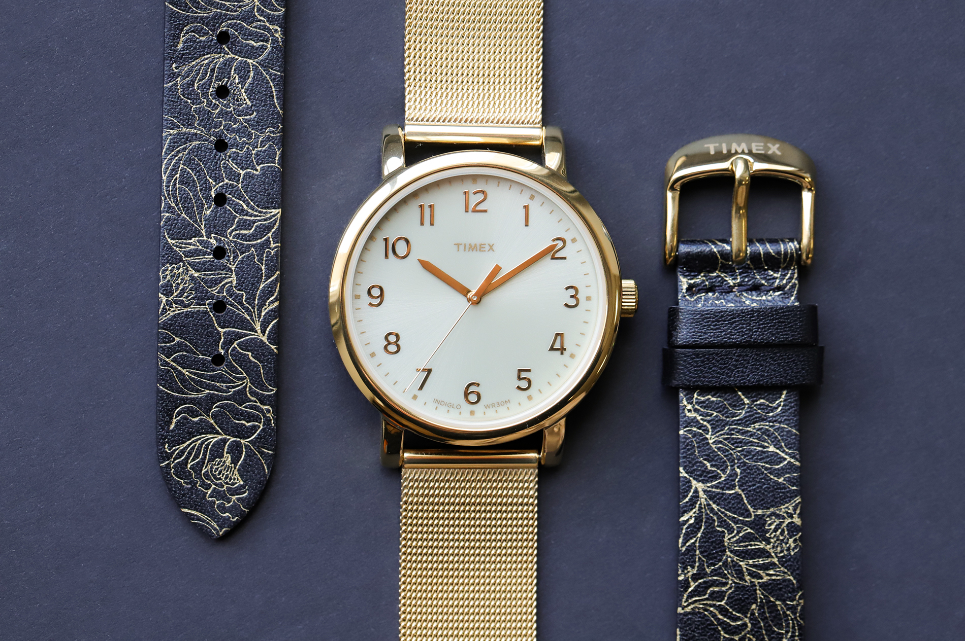 zegarek Timex T2N598 SET U40700 złoty Originals - miniatura 6