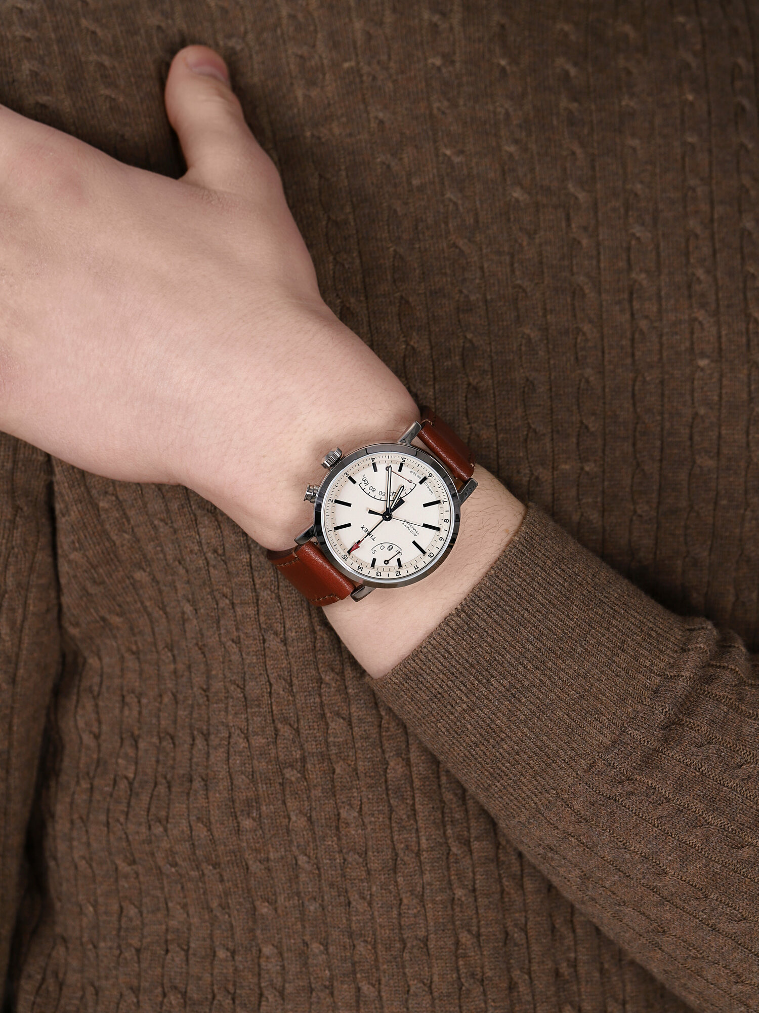 zegarek Timex TW2P92400 kwarcowy męski Intelligent Quartz Move Metro Metropolitan + Bluetooth Activity Tracker - miniatura 3