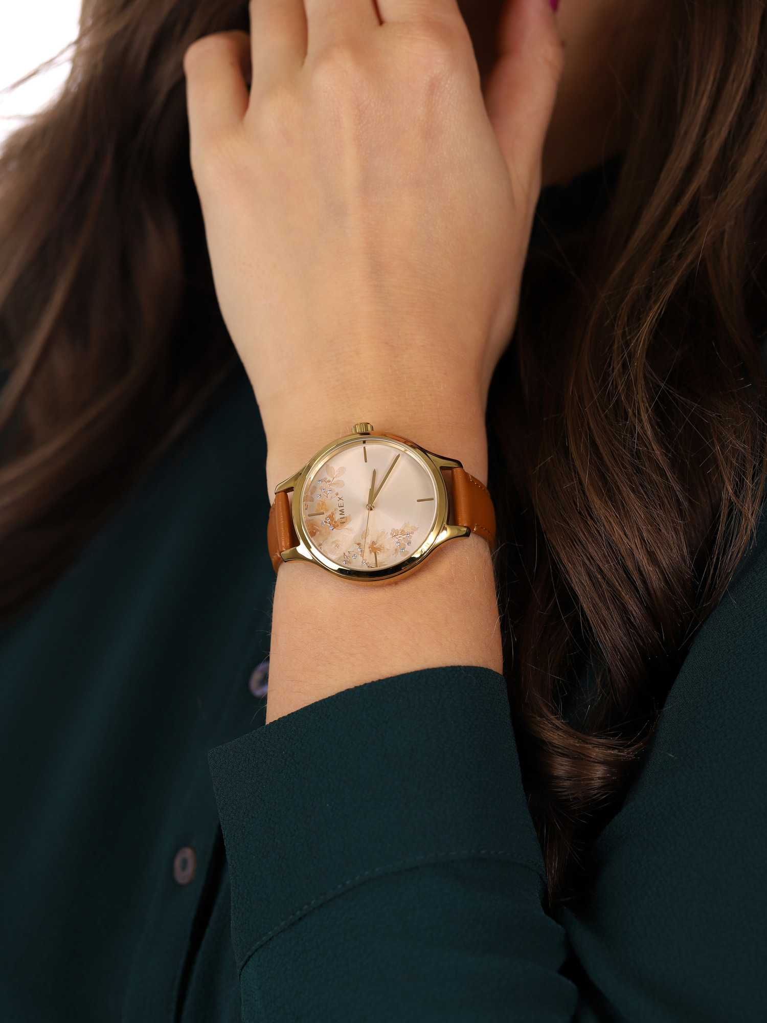 zegarek Timex TW2R66900 złoty Fashion