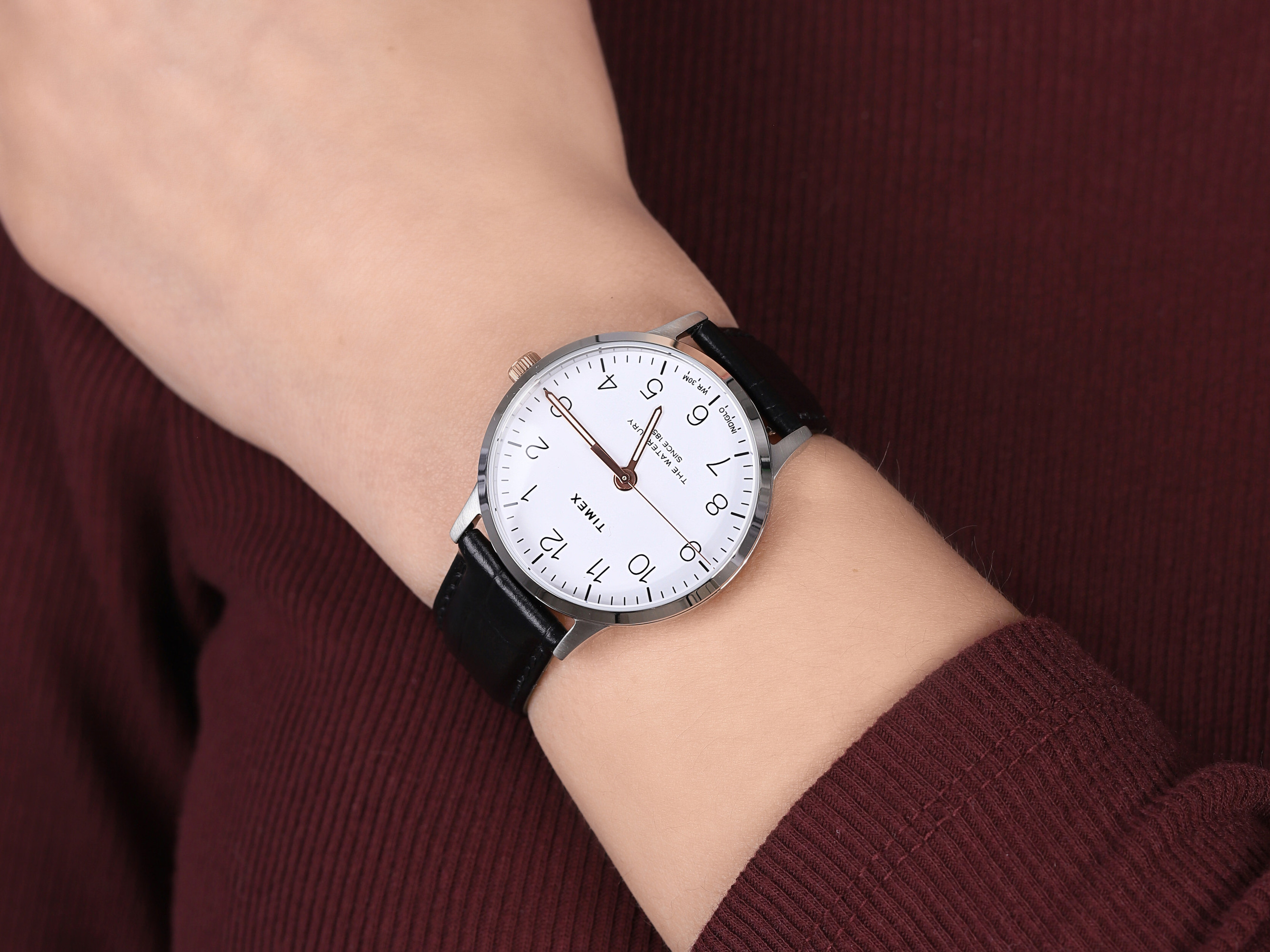 zegarek Timex TW2R72400 srebrny Waterbury