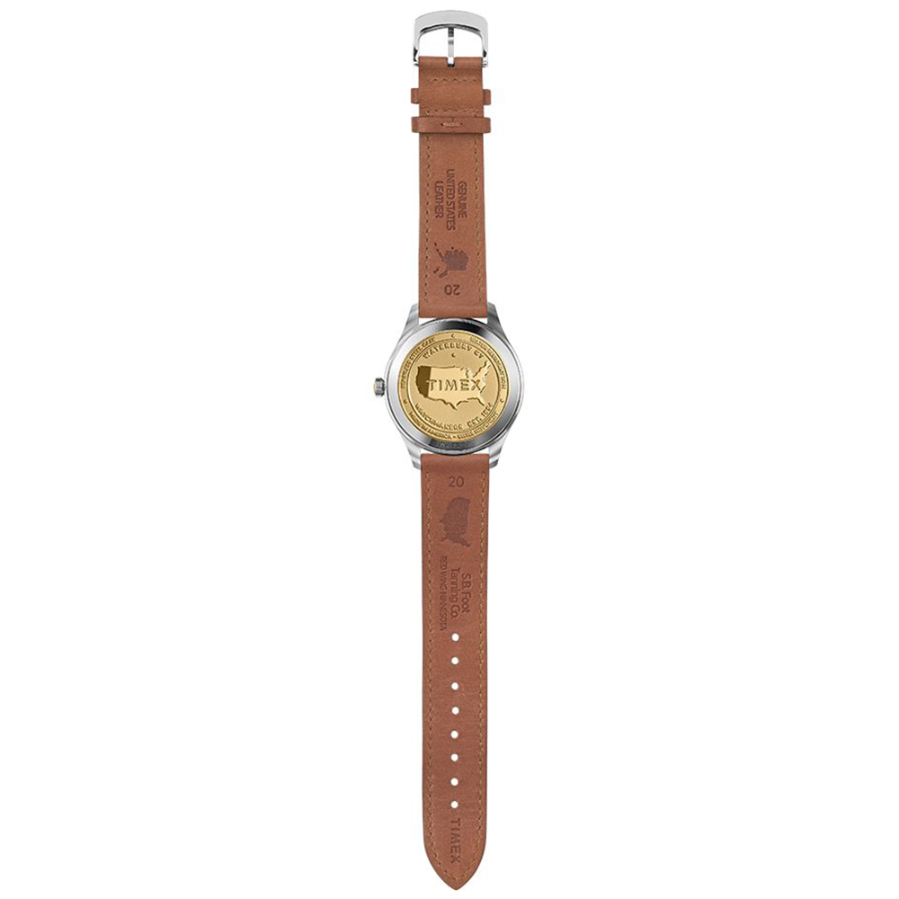 Timex TW2R82900US American Documents Made in America Swiss Movt zegarek klasyczny American Documents - miniatura 4