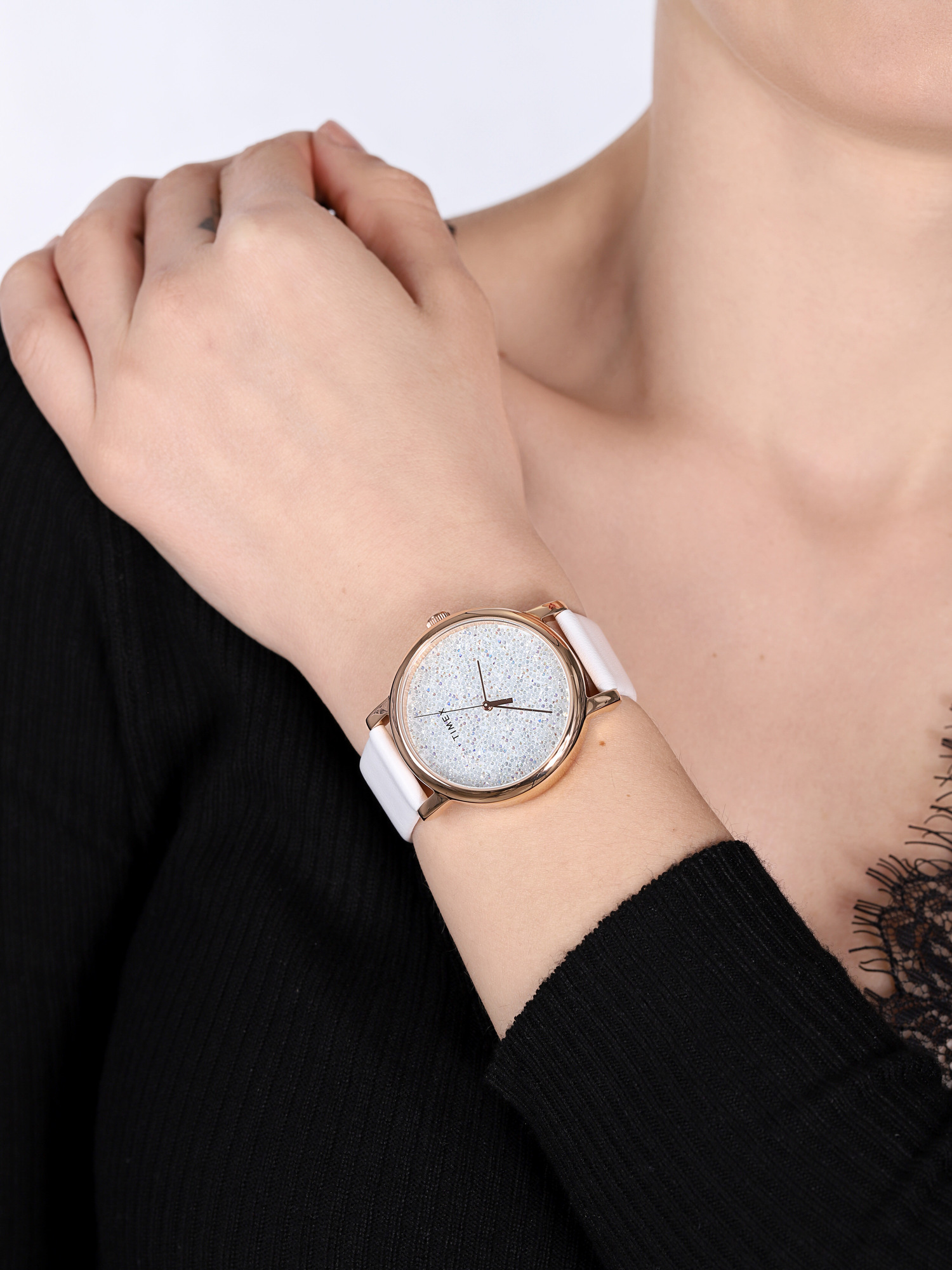 zegarek Timex TW2R95000 Crystal Bloom Crystal Opulence mineralne