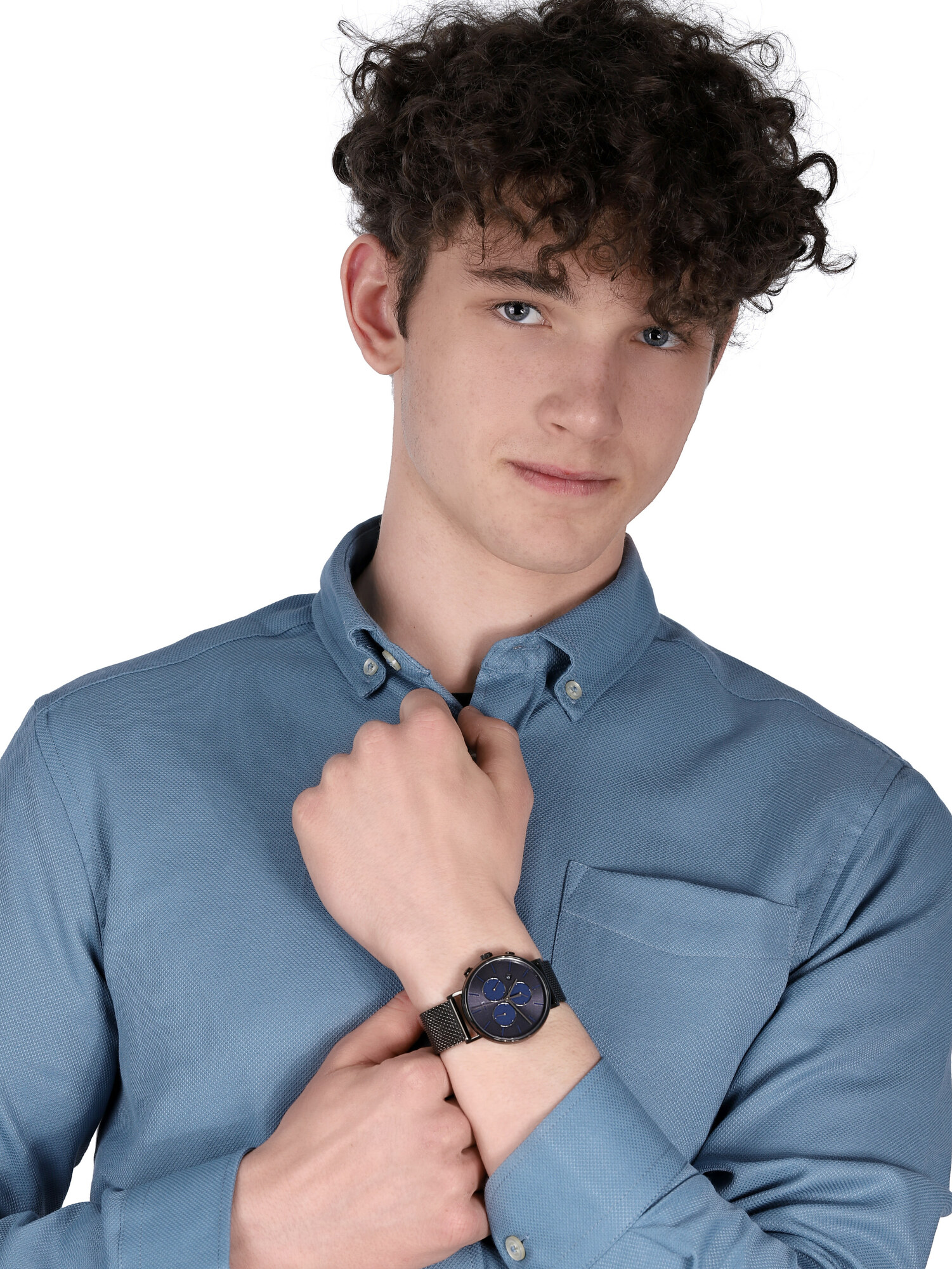 zegarek Timex TW2R98000 szary Fairfield - miniatura 2