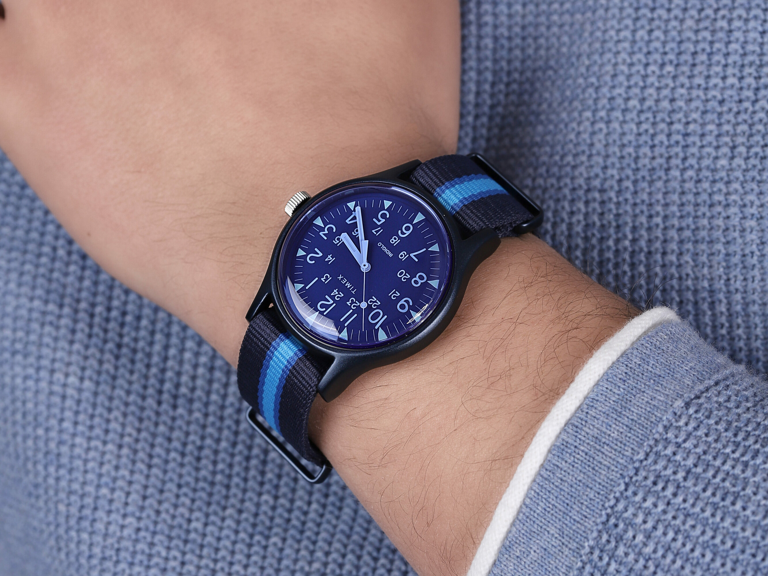 zegarek Timex TW2T25100 niebieski MK1 - miniatura 4