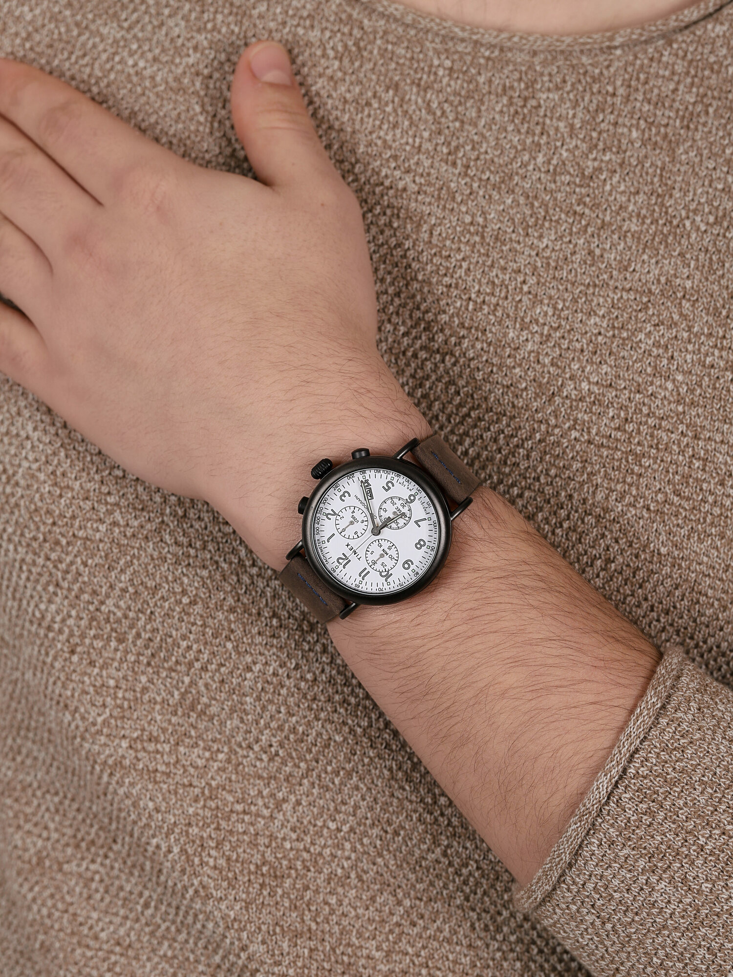zegarek Timex TW2T69000 szary Standard - miniatura 3