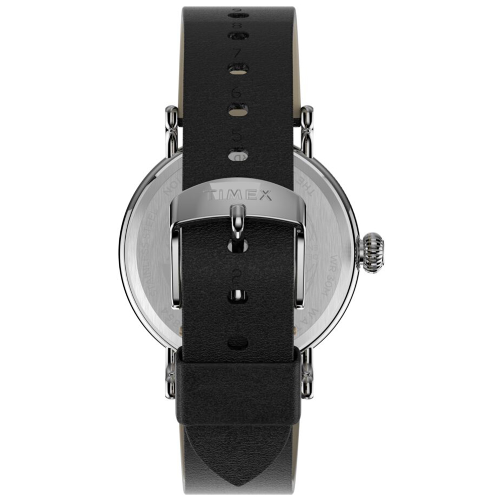 Timex TW2T69200 zegarek srebrny klasyczny Standard pasek - miniatura 5
