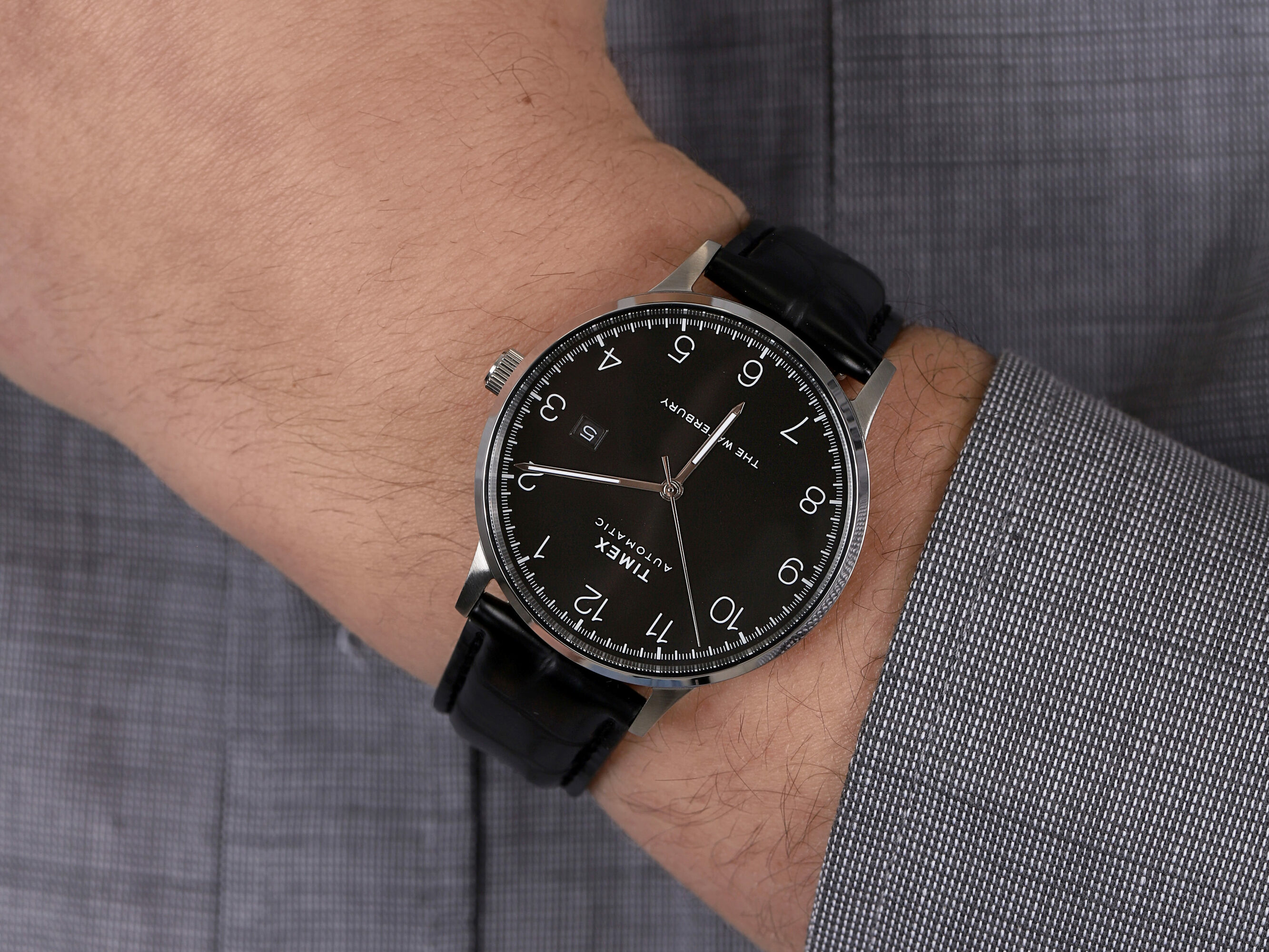 zegarek Timex TW2T70000 automatyczny męski Waterbury The Waterbury - miniatura 4