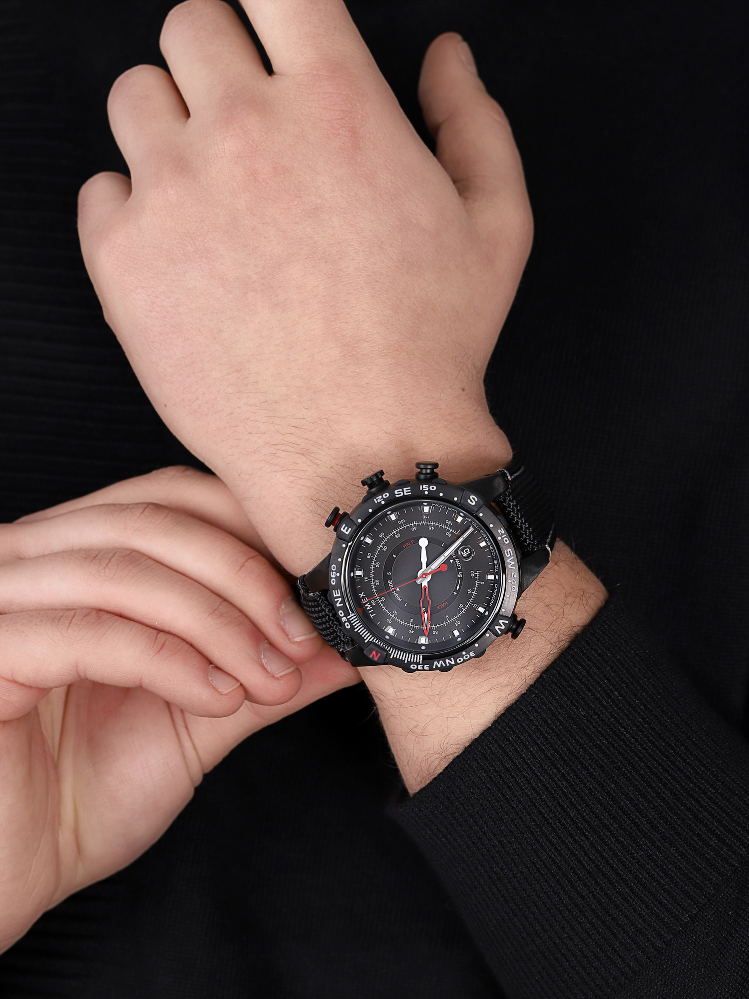 zegarek Timex TW2T76400 kwarcowy męski Allied Tide Temp Compass IQ